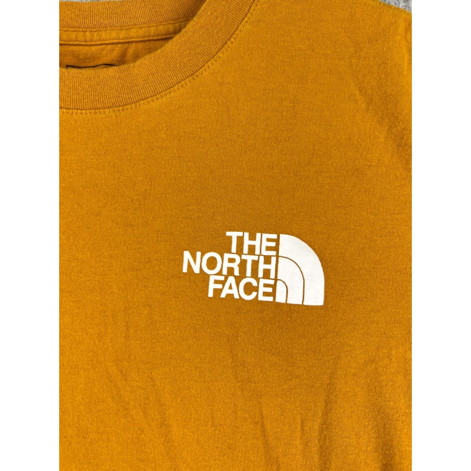 The North Face The North Face Shirt Men Small Yellow Black Short Sleeve Crew Neck 100% Cotton Logo Size US S / EU 44-46 / 1 - 6 Thumbnail