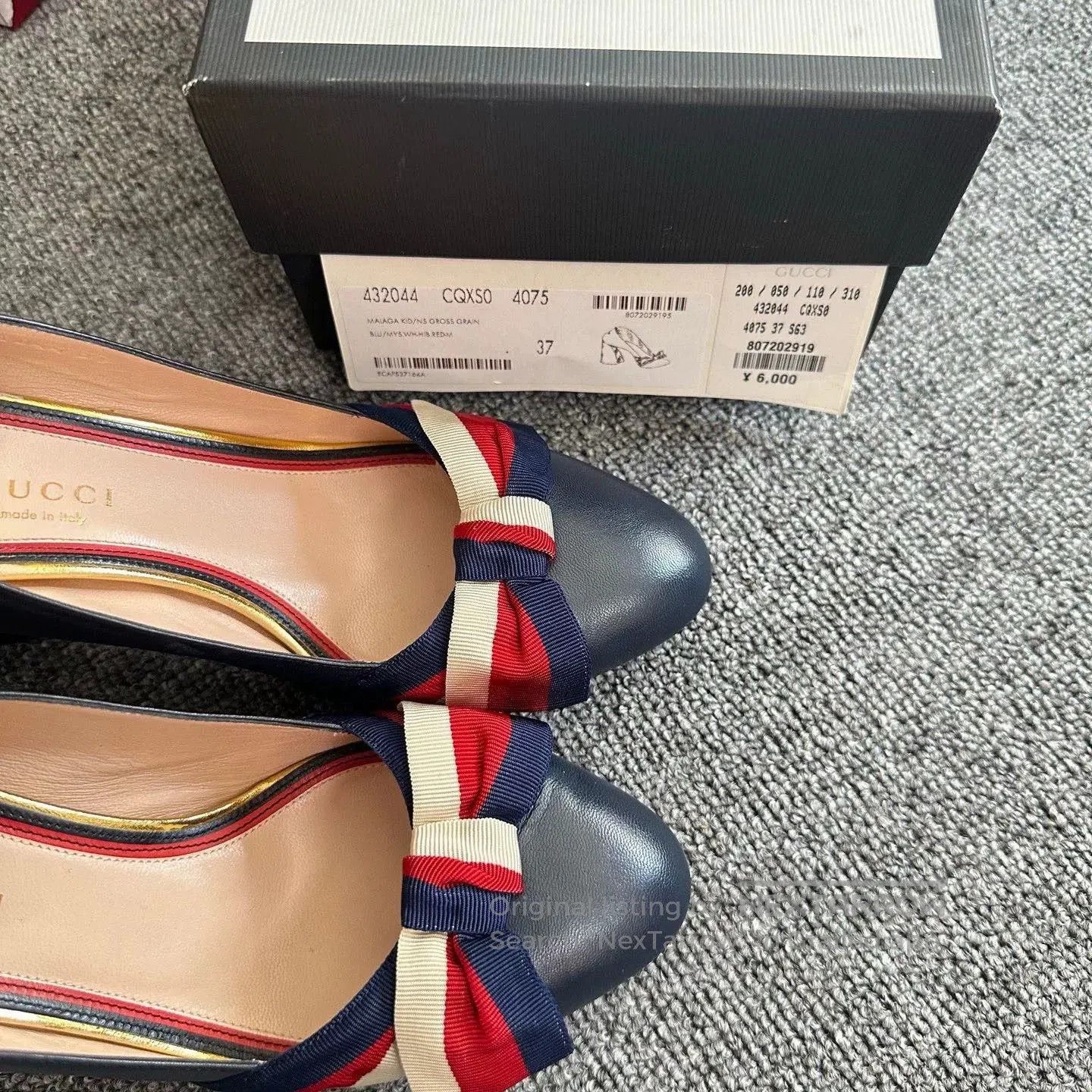 Gucci Gucci Bow High Heels with Tricolor Stripe. Size US 6 / IT 36 - 2 Thumbnail