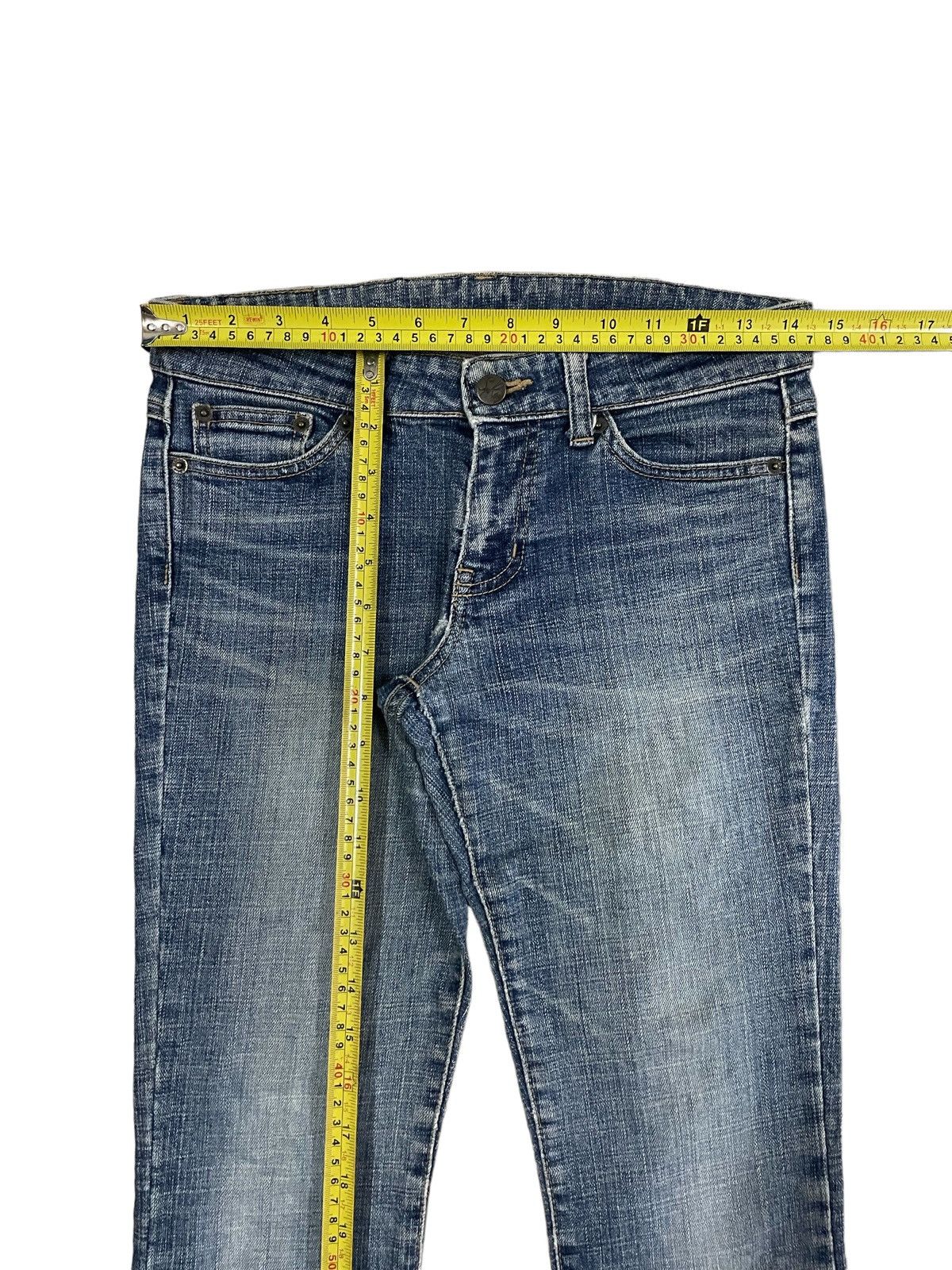 Beauty Beast Vintage Japanese Brand Denim MidWaist BlueWash Bootcut Jeans Size 29" - 13 Thumbnail