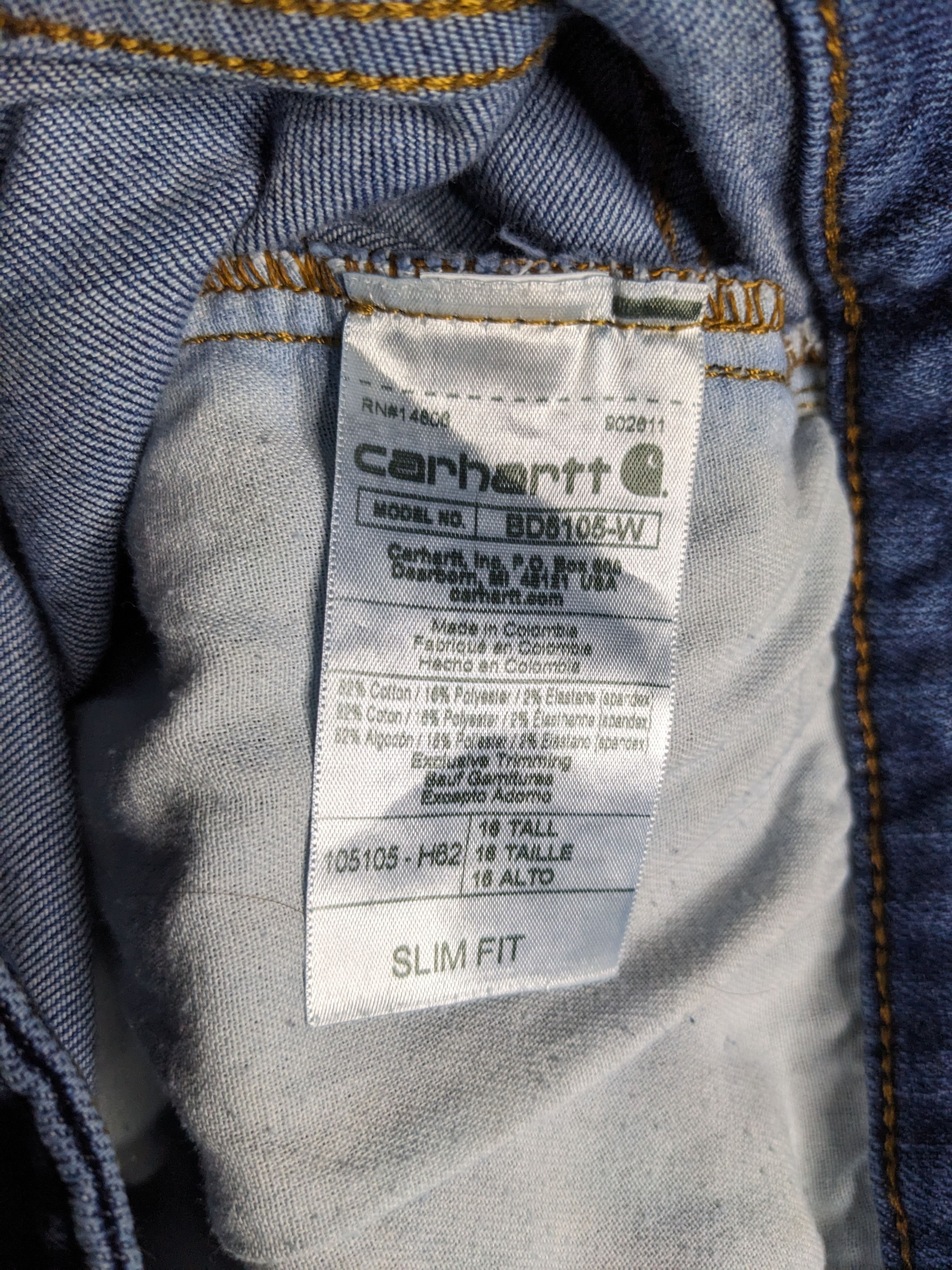 Carhartt Carhartt Jeans Rugged Flex Slim High Rise Denim Size16 36x26 Size 36" / US 14 / IT 50 - 13 Thumbnail