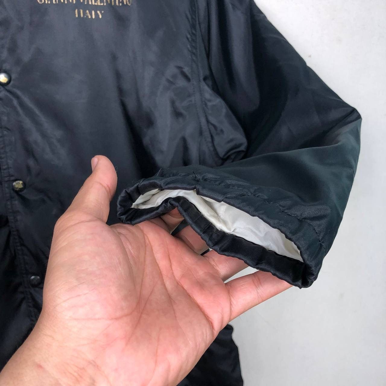 Designer × Vintage Gianni Valentino Fleece Sherpa Hooded Jacket Size US S / EU 44-46 / 1 - 5 Thumbnail