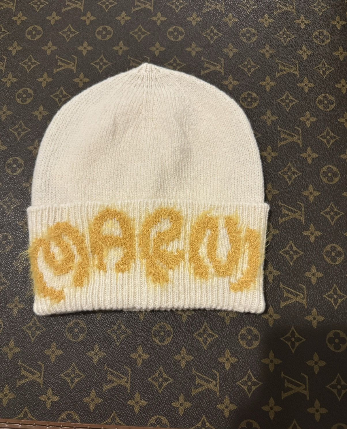 image of Marni New Shetland Wool Beanie in Stone, Women's