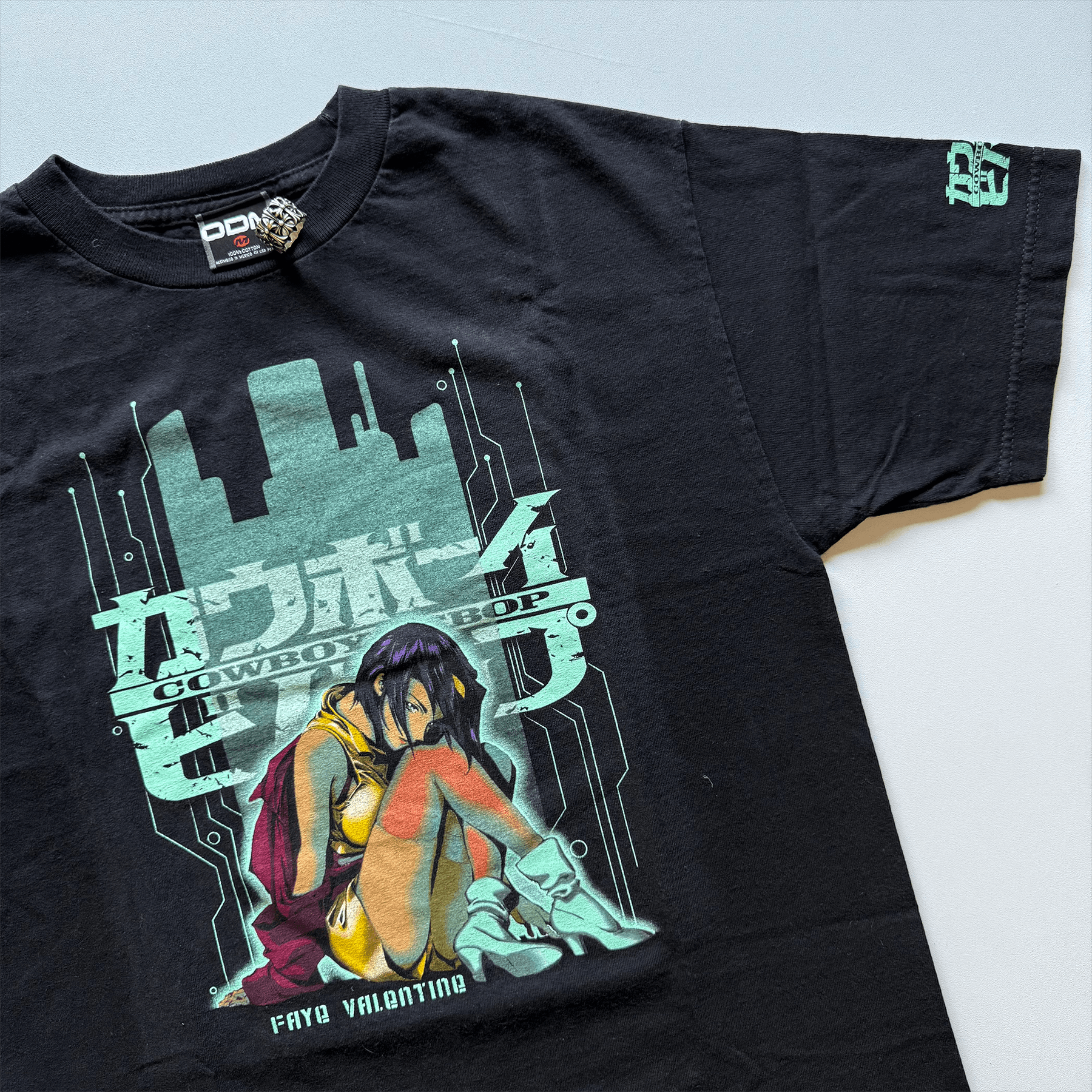 Vintage 2000 Vintage Cowboy Bebop Faye ODM Grail Tee (THRASHED) Size US M / EU 48-50 / 2 - 2 Thumbnail