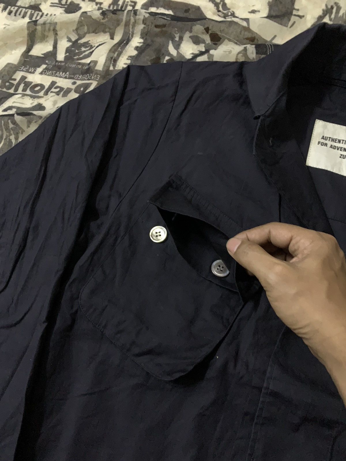 Issey Miyake 💥Zucca Military Slant Pocket Jacket Size US M / EU 48-50 / 2 - 6 Thumbnail