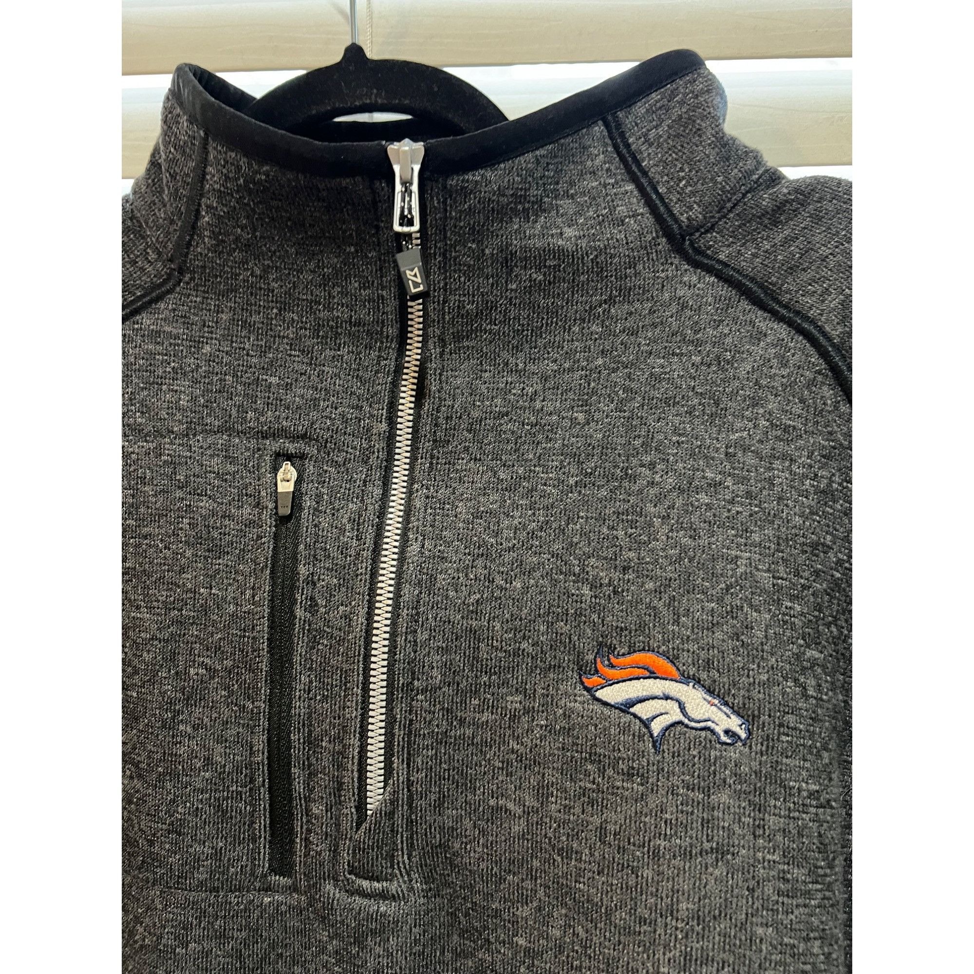 Cutter & Buck Cutter & Buck Denver Broncos 1/4 Zip Sweater - Size XXL Size US XXL / EU 58 / 5 - 2 Thumbnail