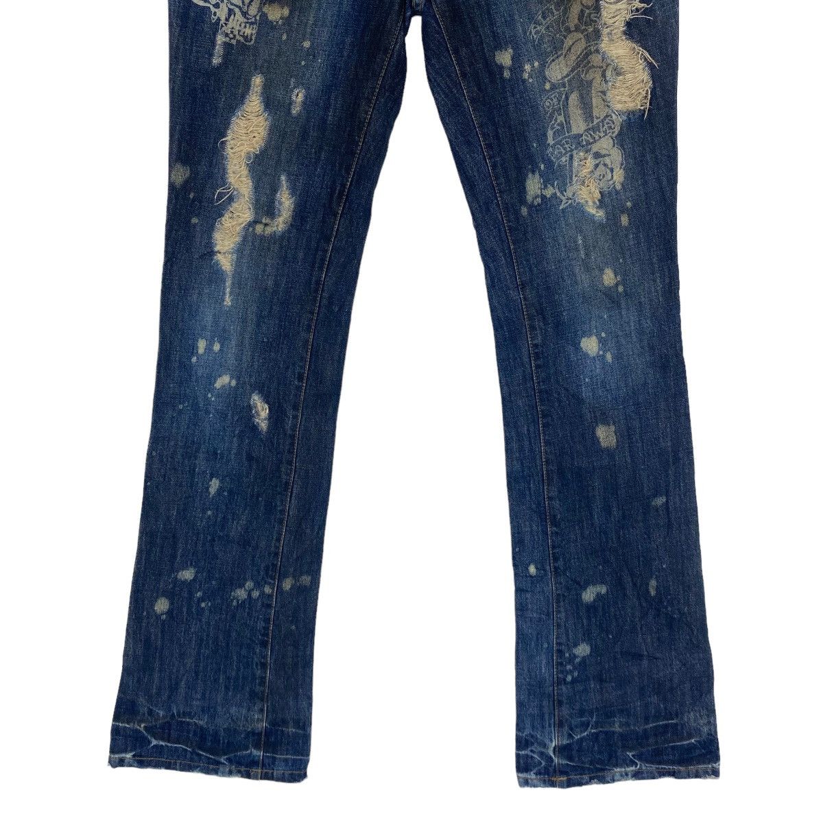 If Six Was Nine FUGA distressed nice design jeans size 44 Size US 30 / EU 46 - 4 Thumbnail