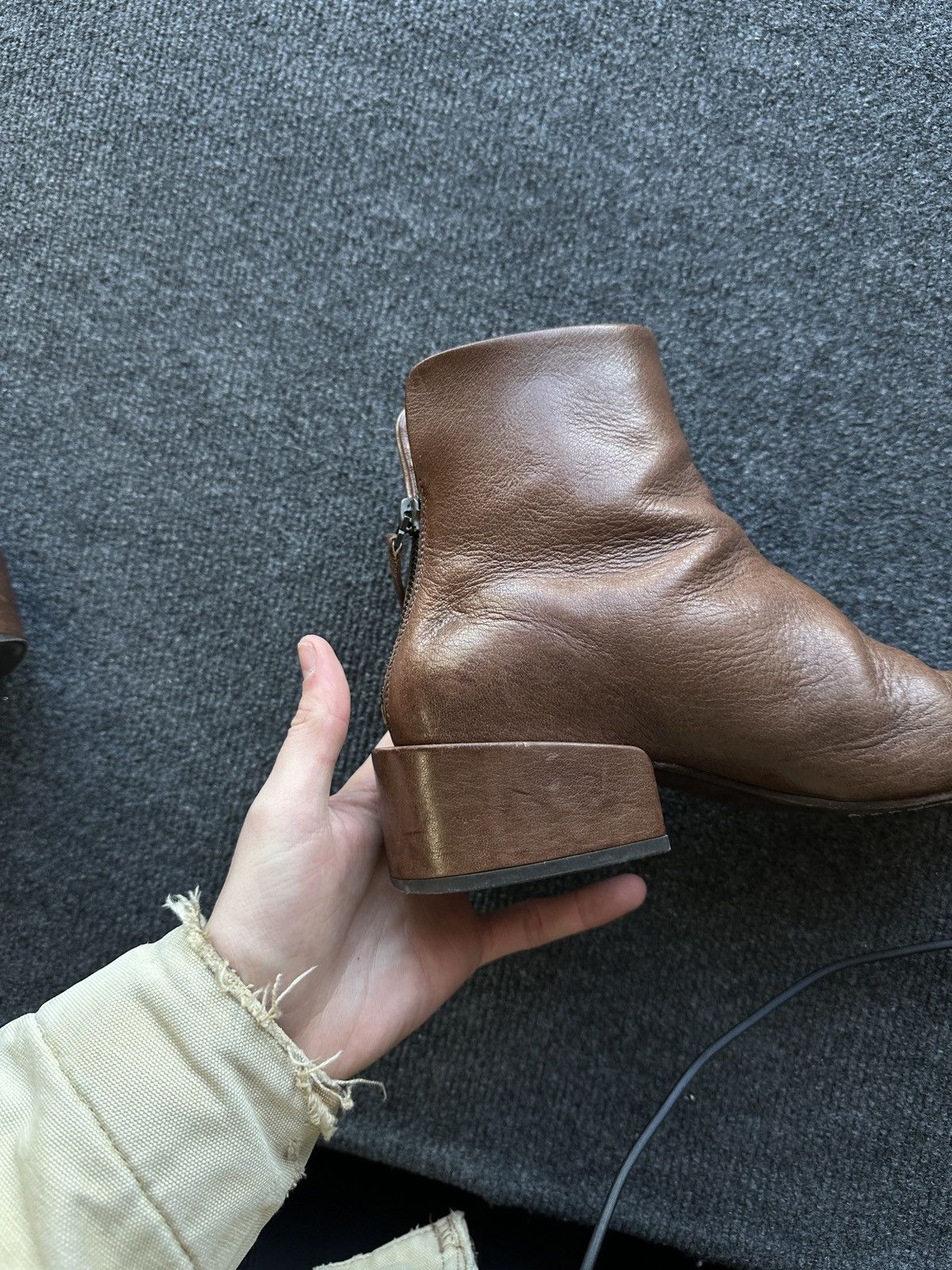 Marsell RARE🚨 MARSELL ITALY BROWN LUXURY BOOTS WOMEN LEATHER Size US 7 / IT 37 - 12 Thumbnail