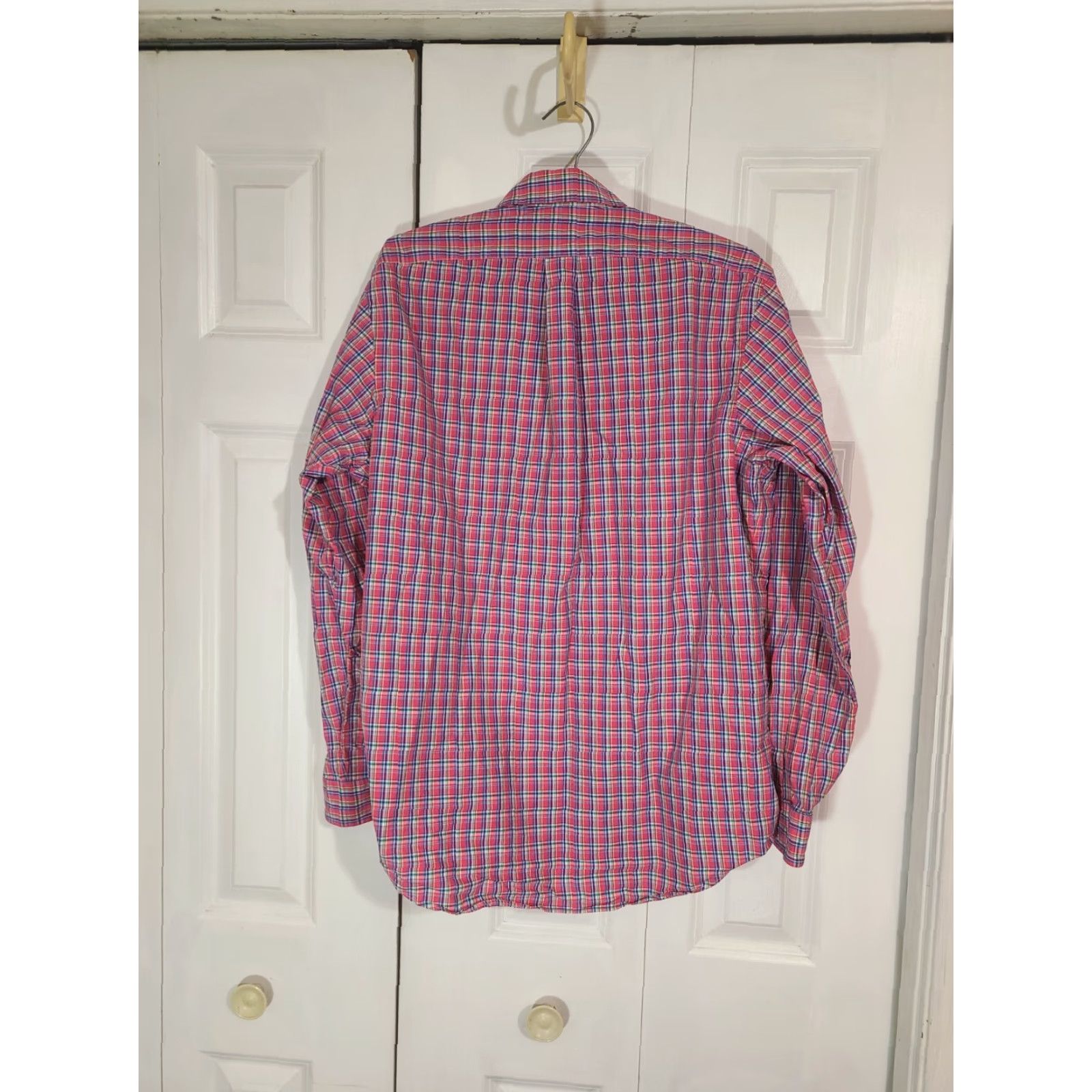 Polo Ralph Lauren Polo Ralph Lauren Shirt Button-Down Men’s Pink Plaid L Long Sleeve Multicolor Cotton Blends Button Up Shirt Casual Style Size US L / EU 52-54 / 3 - 5 Thumbnail