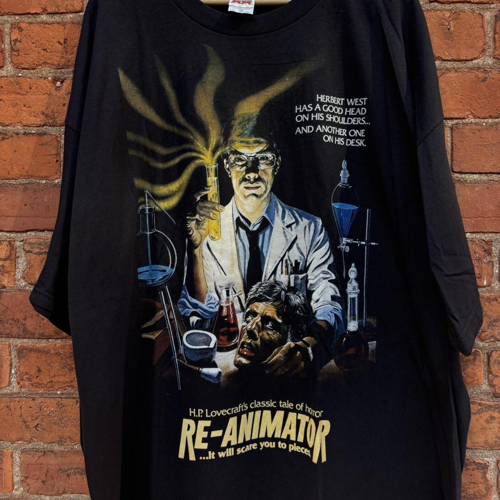 Other Vintage H.P. Lovecraft’s re-animator movie t shirt 00s XXXL Size US XXL / EU 58 / 5 - 2 Thumbnail