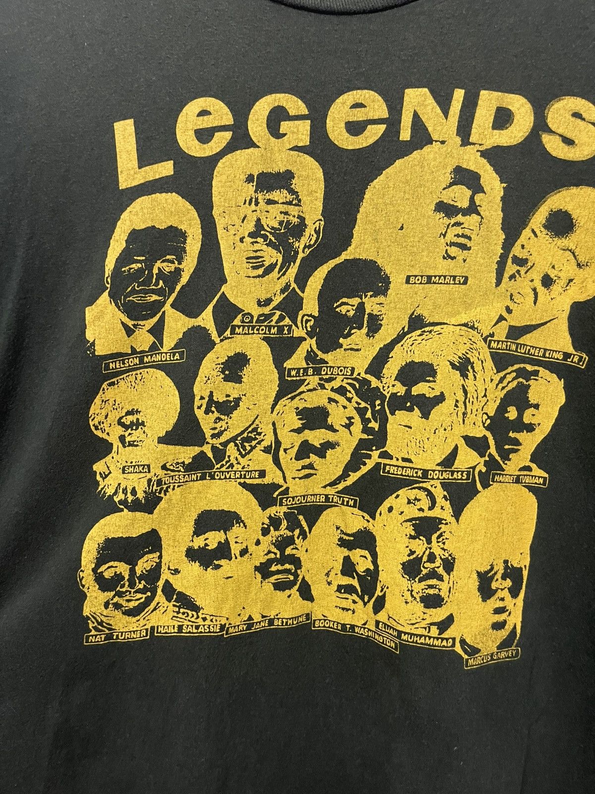 Bob Marley VINTAGE AFRICAN AMERICAN LEGENDS HISTORY MEMORIAL TSHIRT Size US XL / EU 56 / 4 - 5 Thumbnail