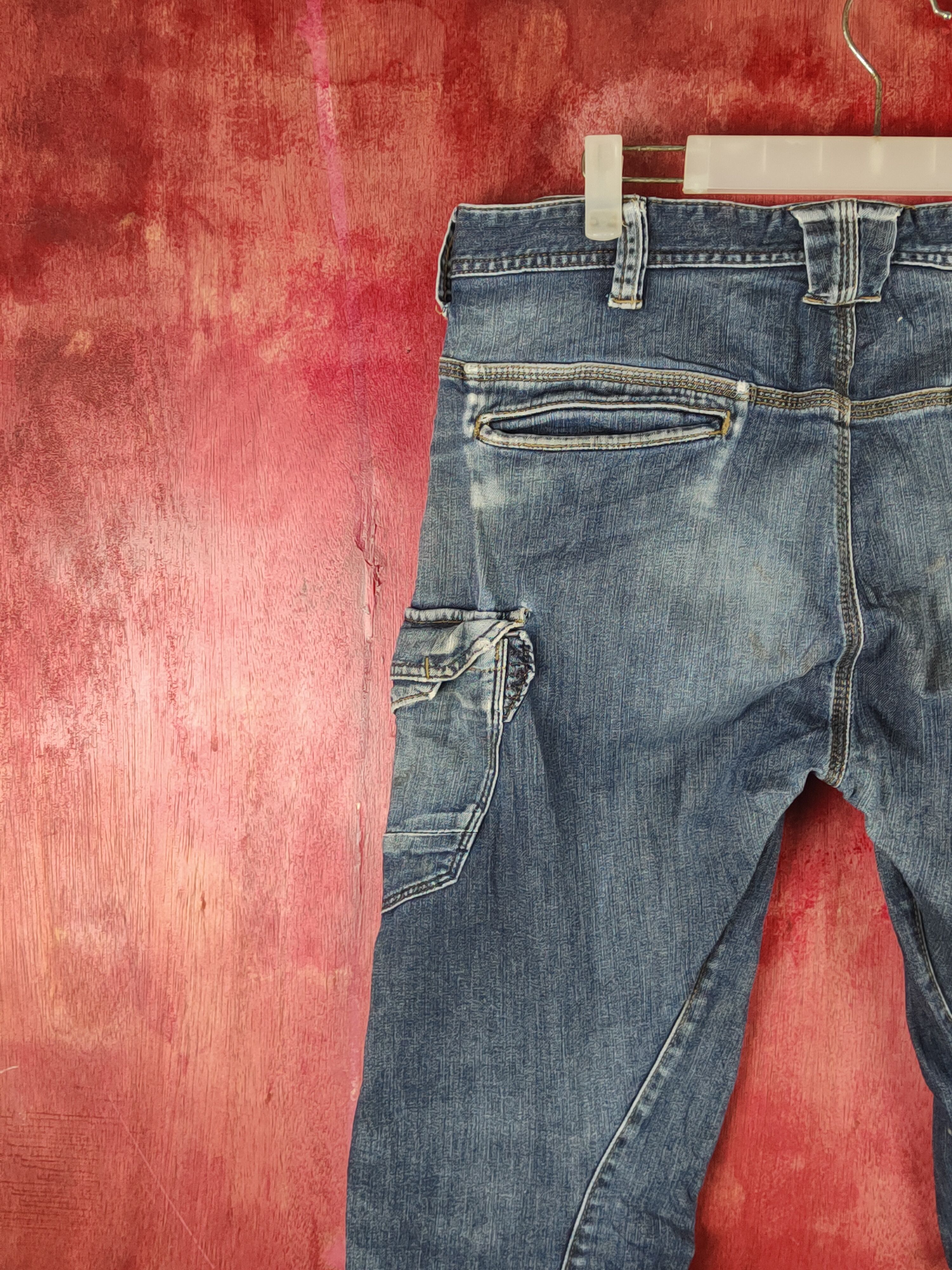 Japanese Brand Evenriver Dark Blue Faded Distressed Ripped Jeans #S2361 Size US 34 / EU 50 - 9 Thumbnail