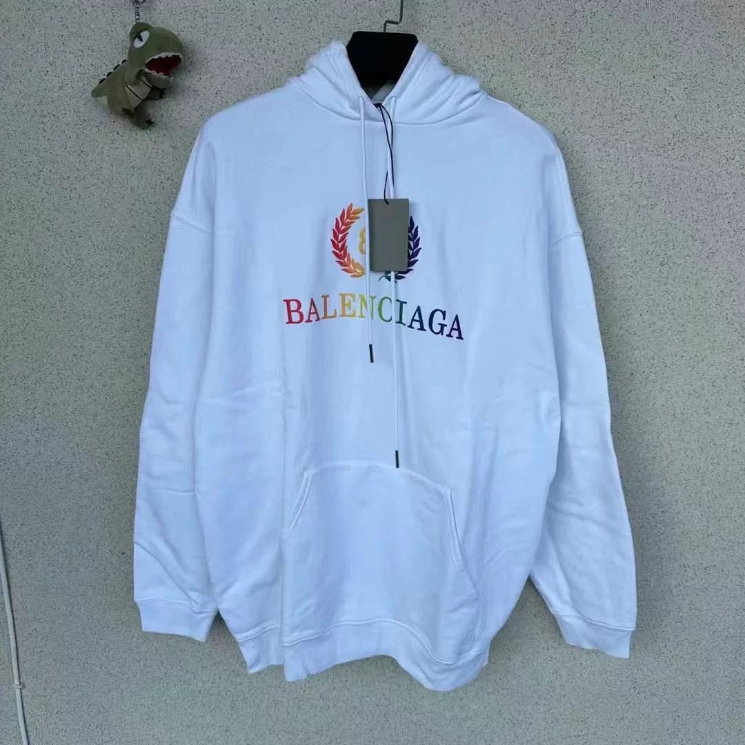 Balenciaga Balenciaga Rainbow Wheat Ear Hoodie Size US M / EU 48-50 / 2 - 1 Thumbnail