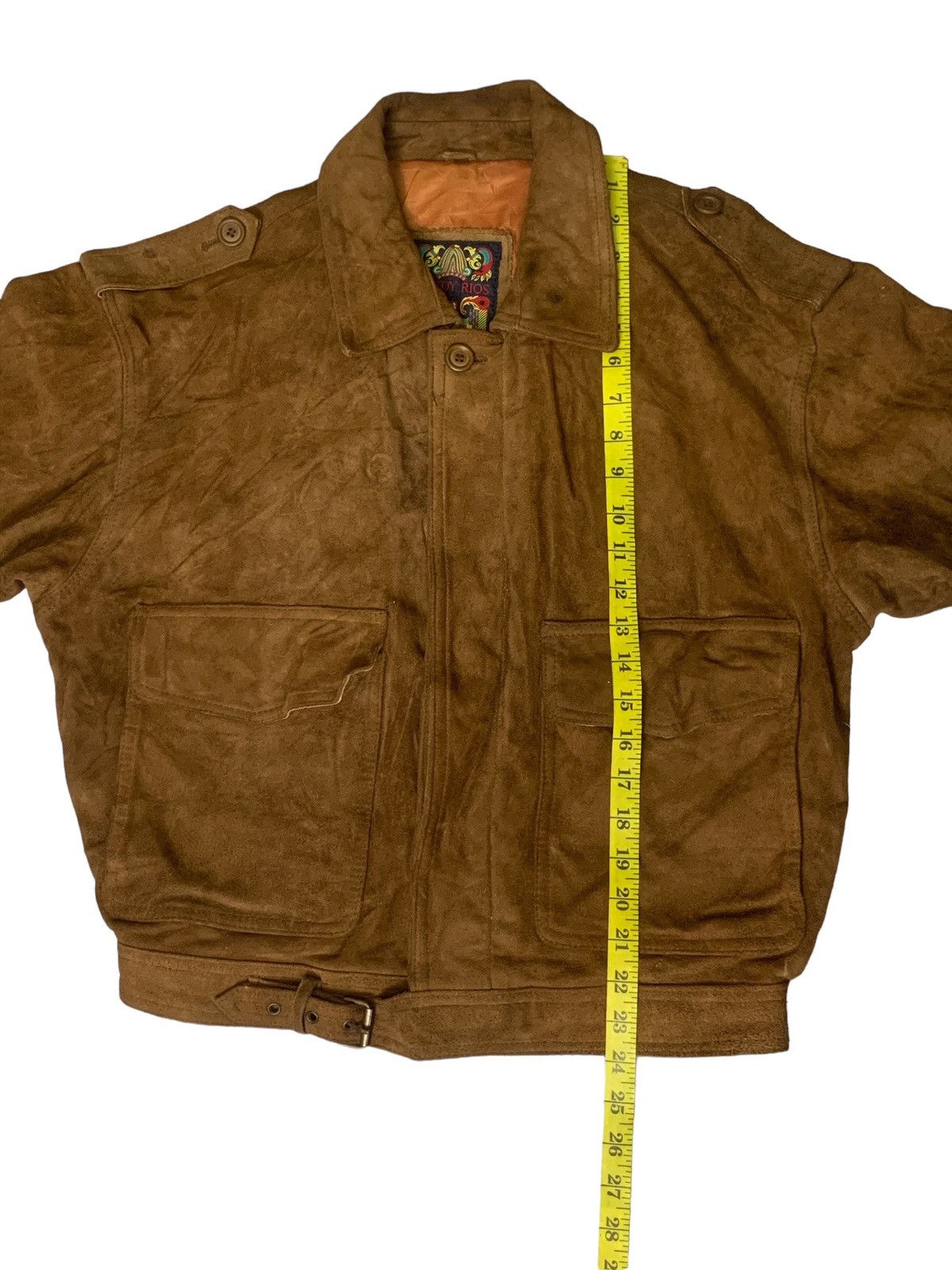 Genuine Leather × Vintage Rare Design Vintage Randy Rios Leather Jackets Size US M / EU 48-50 / 2 - 8 Thumbnail