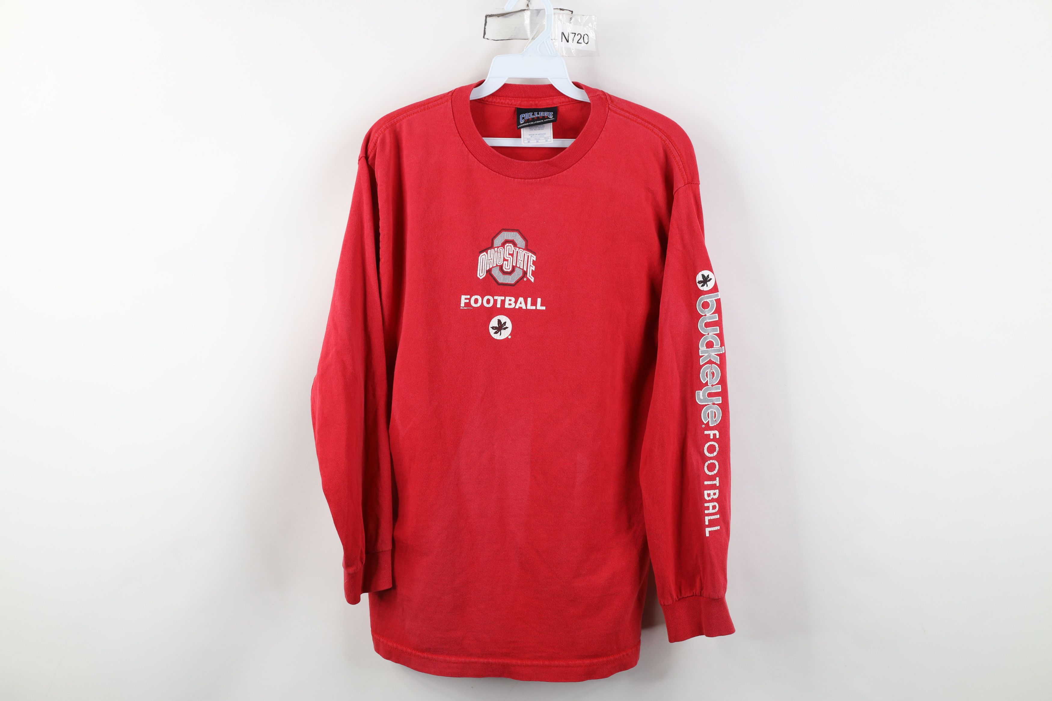 Vintage Vintage 90s Y2K Ohio State University Long Sleeve T-Shirt Size US M / EU 48-50 / 2 - 1 Thumbnail