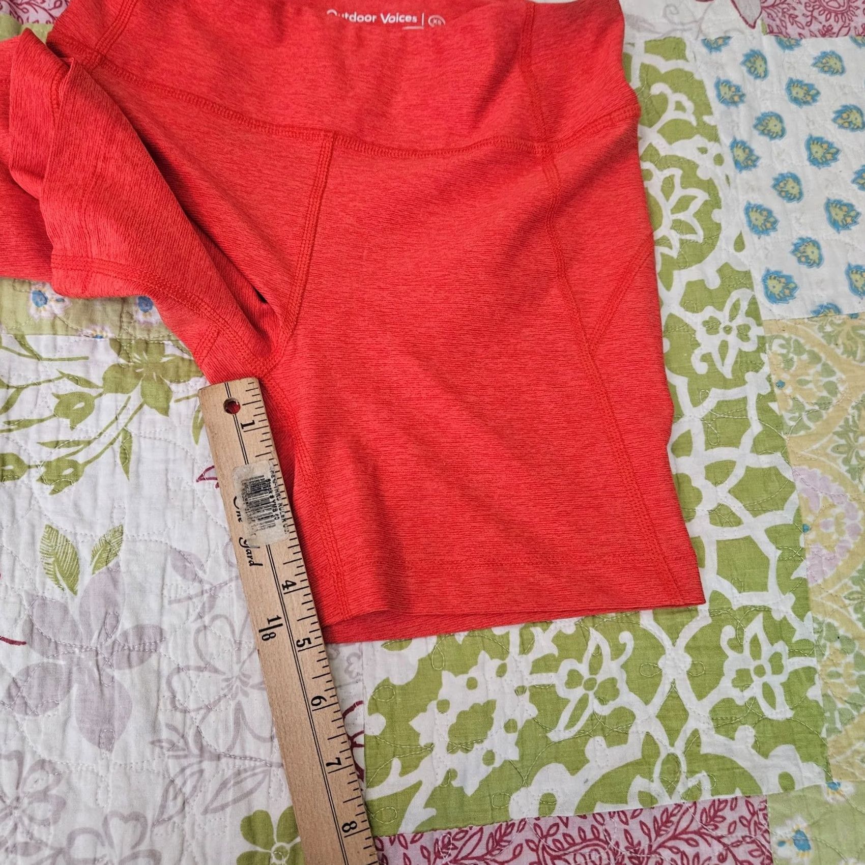 Vintage Active Women's Biker Shorts Stripes Red XS Casual Athletic Poly Spandex 4-Way Stretch Adjustable Waist Pro-Oversize No-Show Size 26" / US 2 / IT 38 - 5 Thumbnail