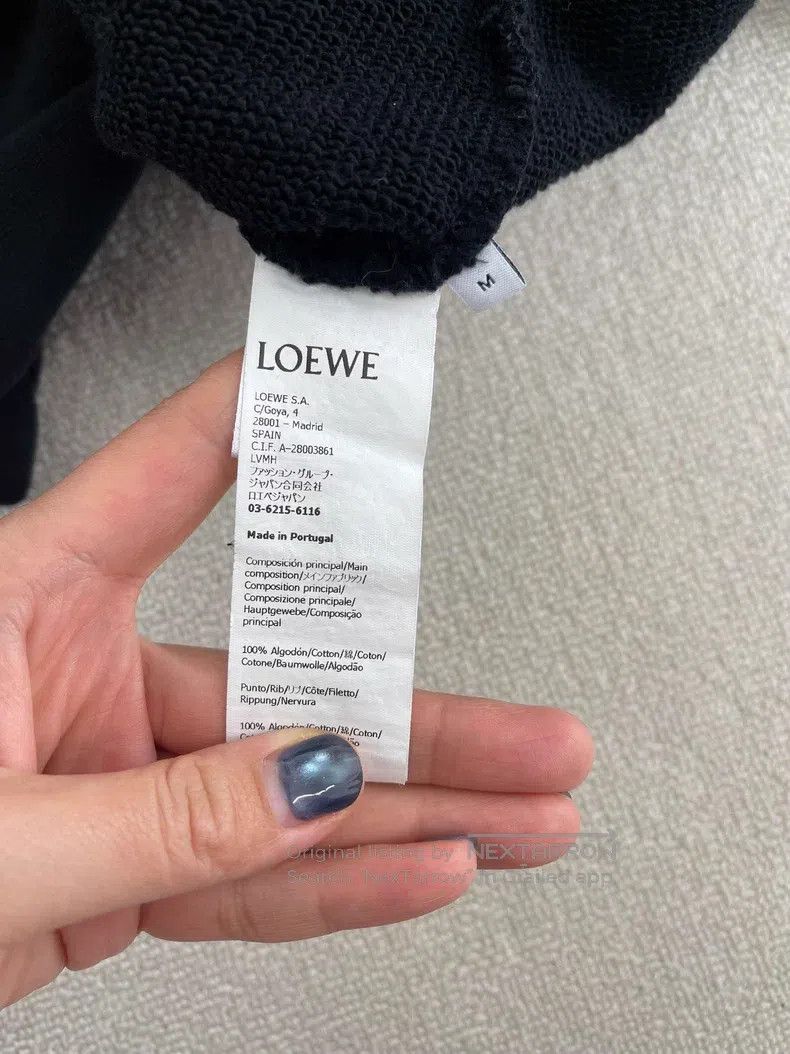Loewe Loewe SS26 Solid Color Floral Word Embroidery Hooded Long Size M / US 6-8 / IT 42-44 - 3 Thumbnail