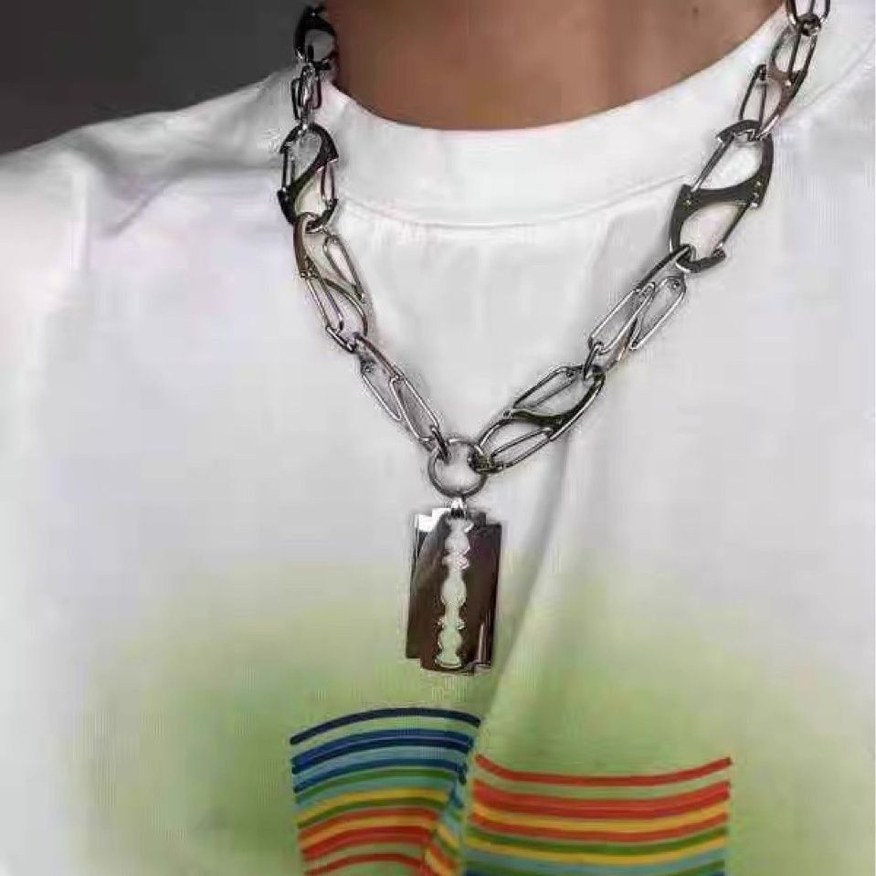 Other Razor Blade New Trend STEAL! Y2K Chains Necklace Chain Size ONE SIZE - 2 Thumbnail