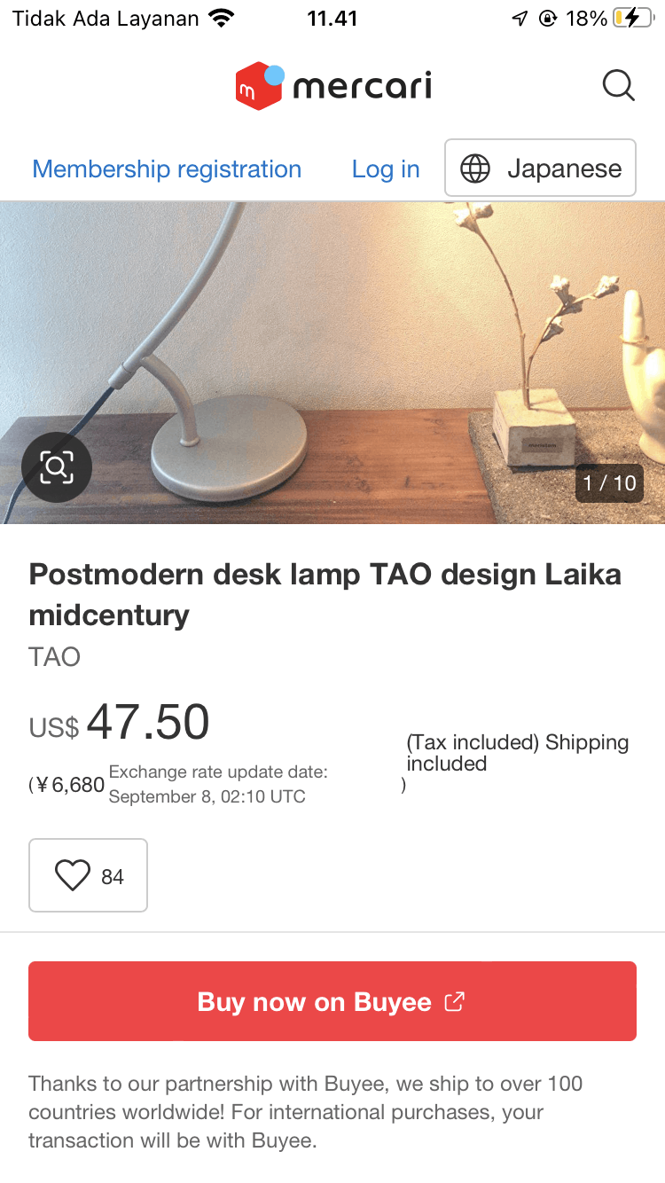 Designer Vintage spaceage midcentury design Postmodern desk lamp TaO Size ONE SIZE - 12 Thumbnail