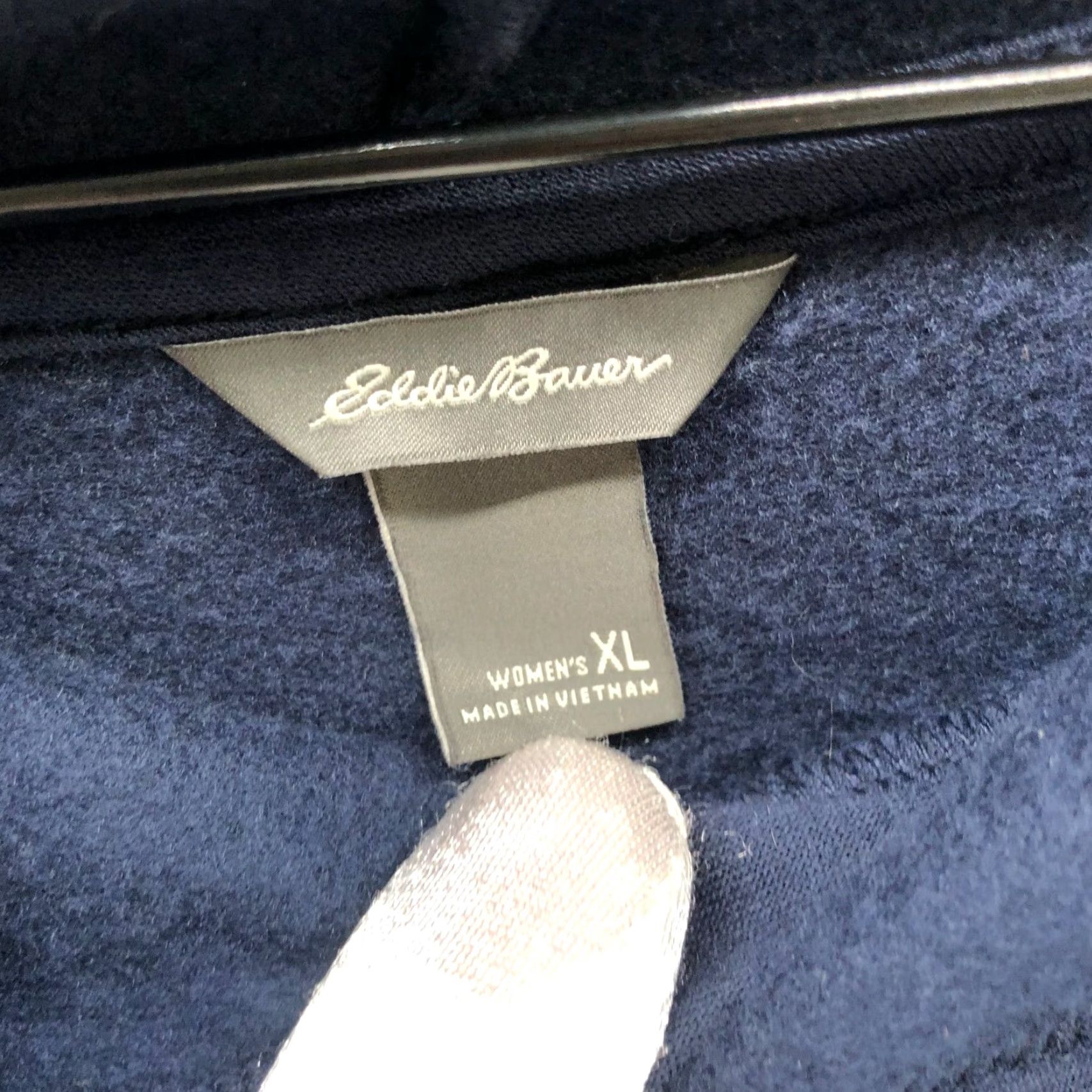 Eddie Bauer Eddie Bauer Hoodie XL Navy Blue Ultra Soft Lightweight Pullover Womens Size XL / US 12-14 / IT 48-50 - 5 Thumbnail