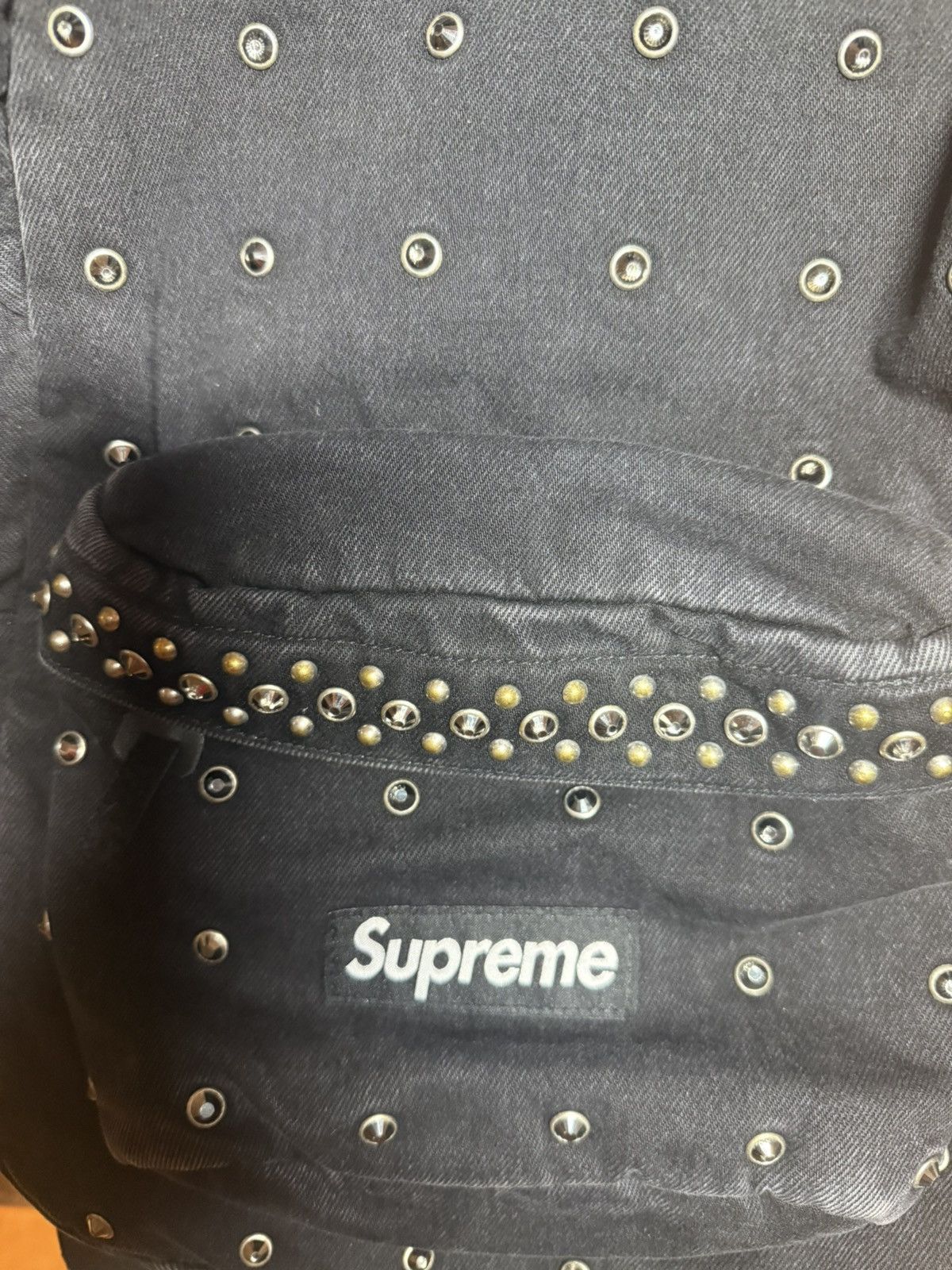 B.B. Simon × Supreme Supreme B.B Simon Denim Backpack Size ONE SIZE - 2 Thumbnail
