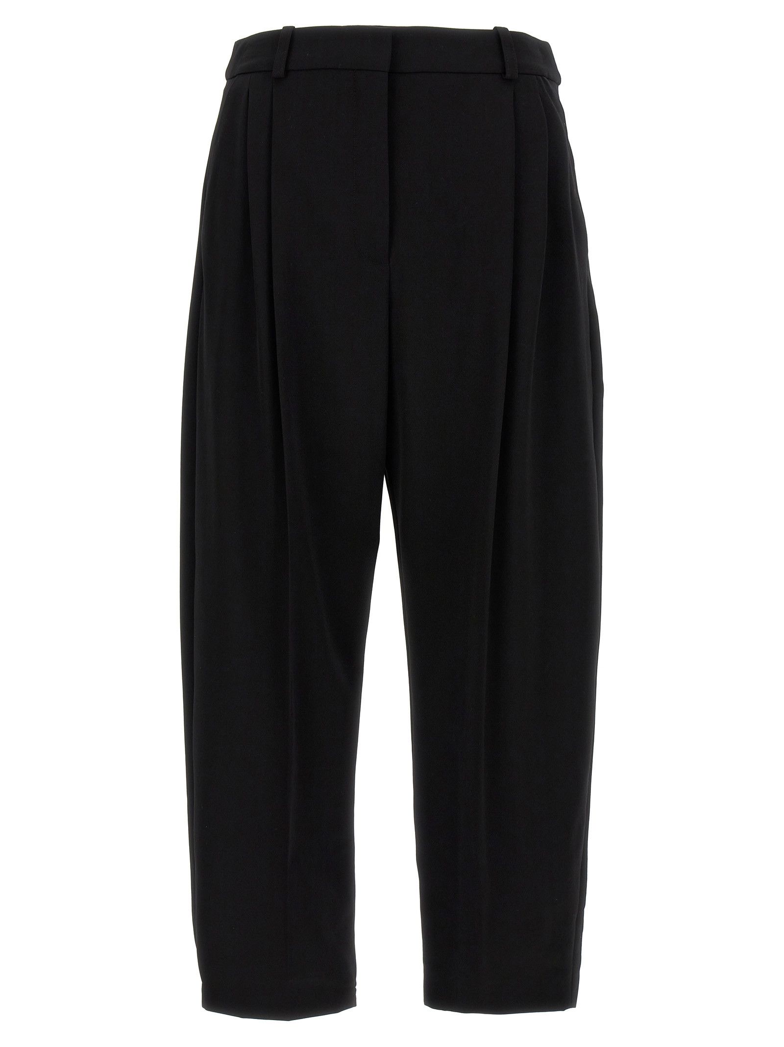 パンツ STELLA MCCARTNEY WIDE-LEG LIGHT GREY FALABELLA PANTS Stella McCartney Light Grey Falabella Wide-Leg Pants – LOZURI®