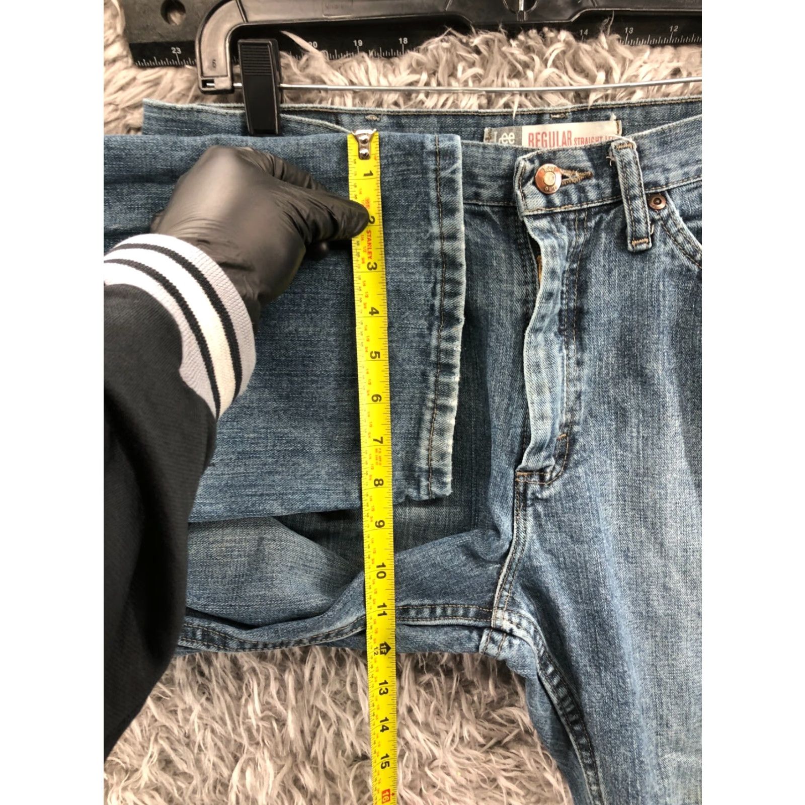 Lee Lee Premium Regular Jeans Size 36x30 Mens Medium Blue Wash 5-Pocket Regular Straight Size US 36 / EU 52 - 4 Thumbnail