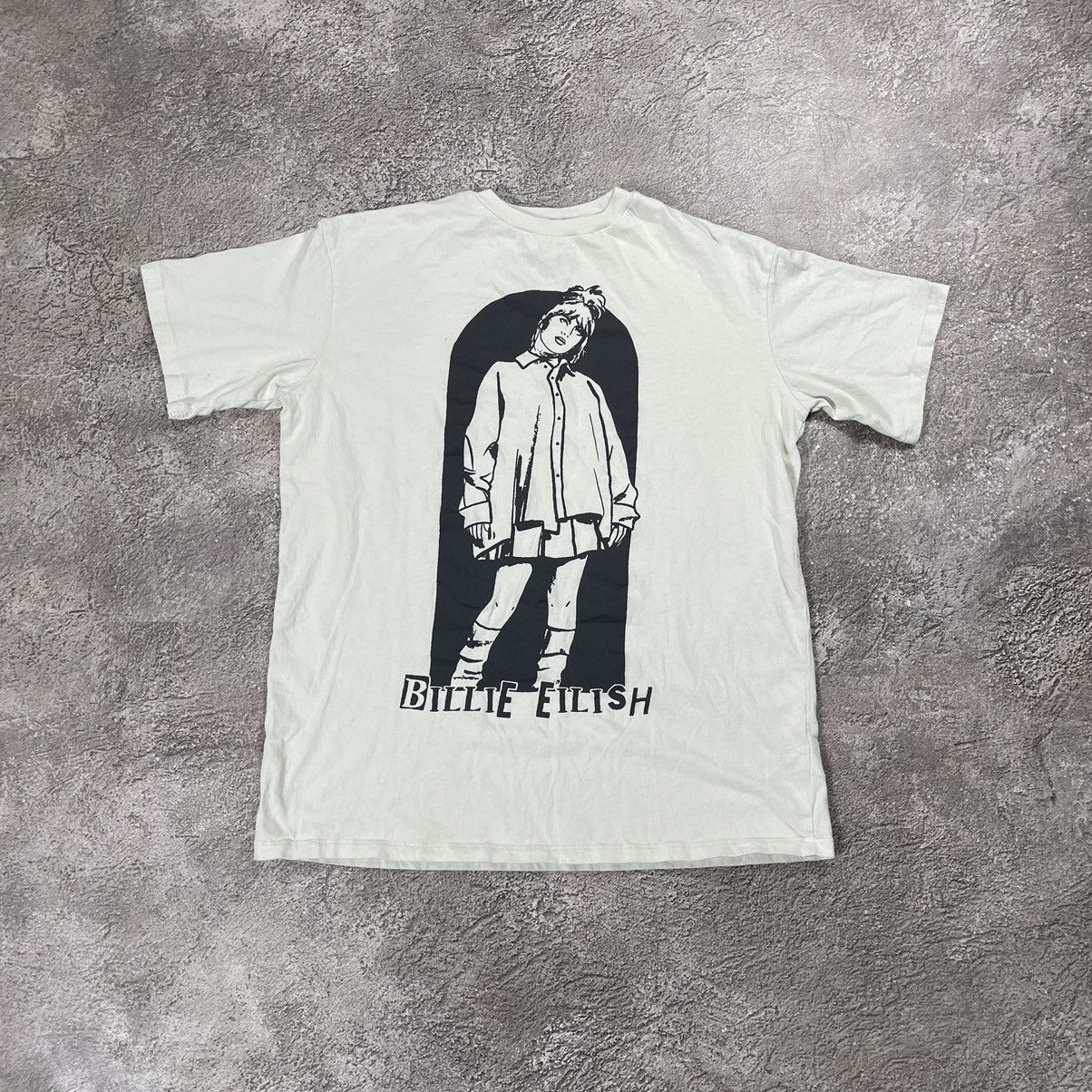 Vintage Vintage Y2K Billie Eilish Graphic Tee Grunge Streetwear L Size US L / EU 52-54 / 3 - 2 Thumbnail