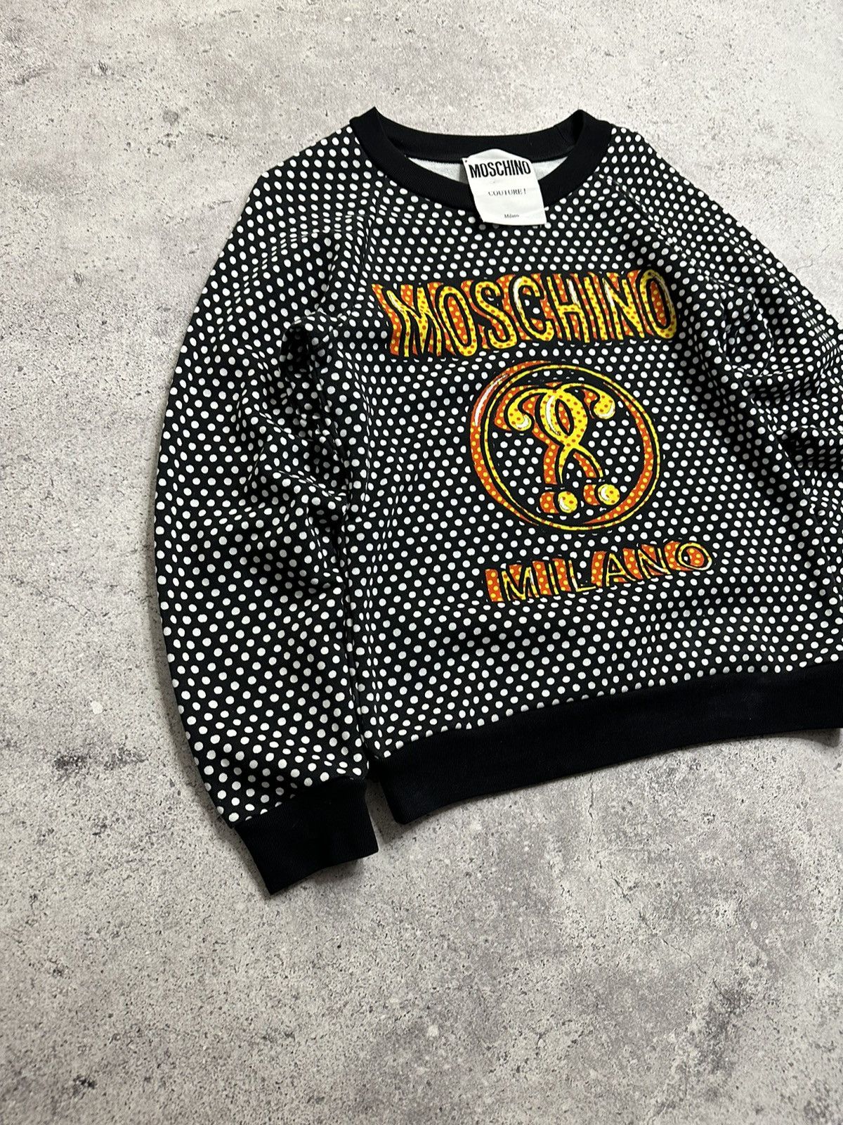 Moschino Moschino Couture Milano Full Print Multicolor Swetshirt Size S / US 4 / IT 40 - 3 Thumbnail