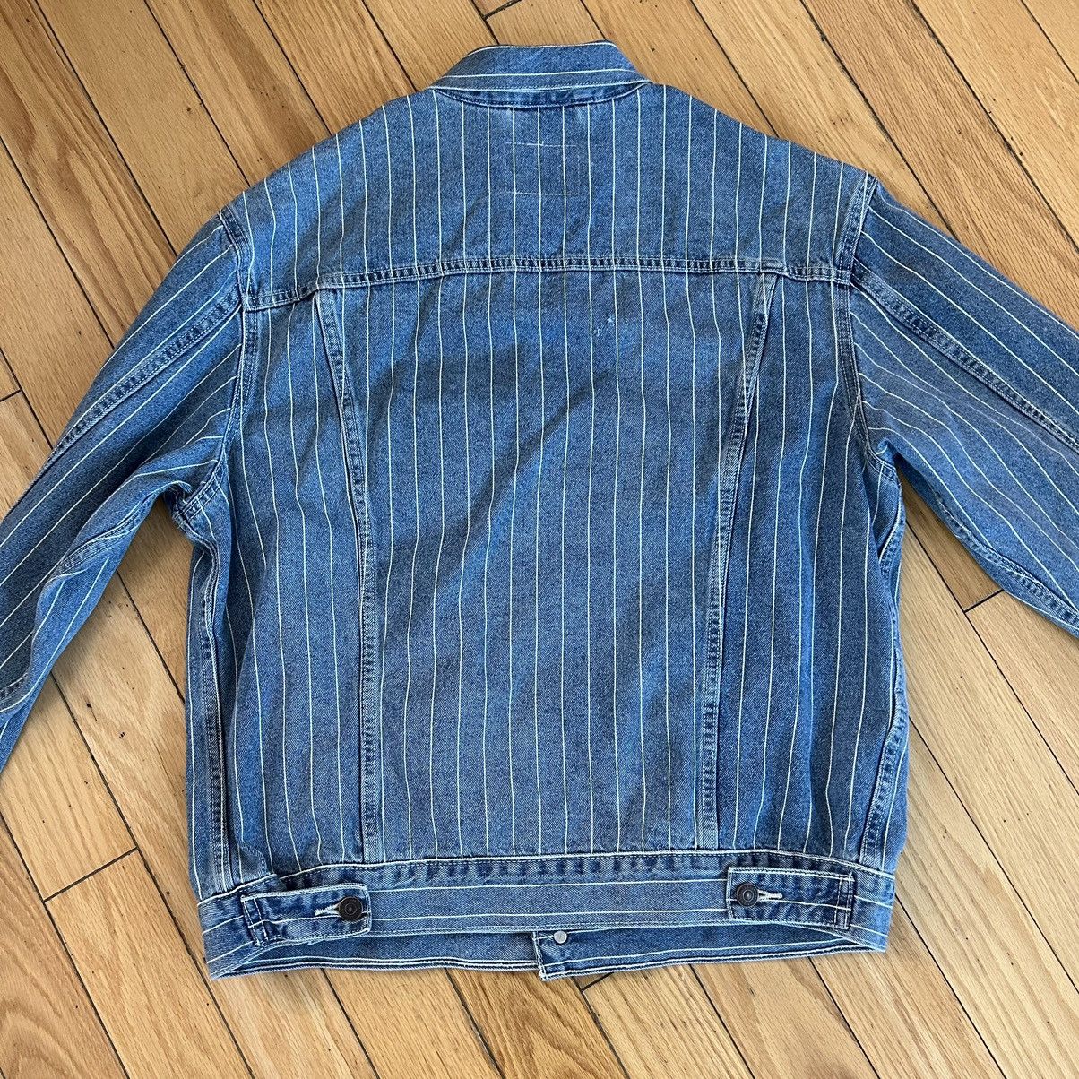 Supreme Supreme x Levi’s Pinstripe Trucker Jacket Medium Size US M / EU 48-50 / 2 - 3 Thumbnail