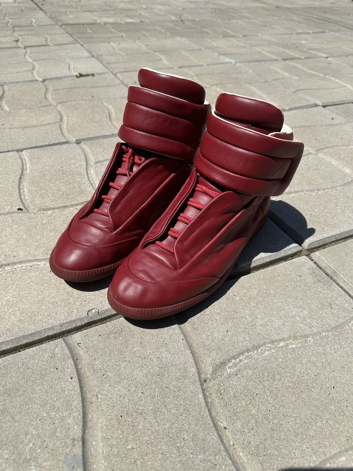 Maison Margiela Maison Margiela Future High-Top Leather Trainers Size US 11 / EU 44 - 2 Thumbnail