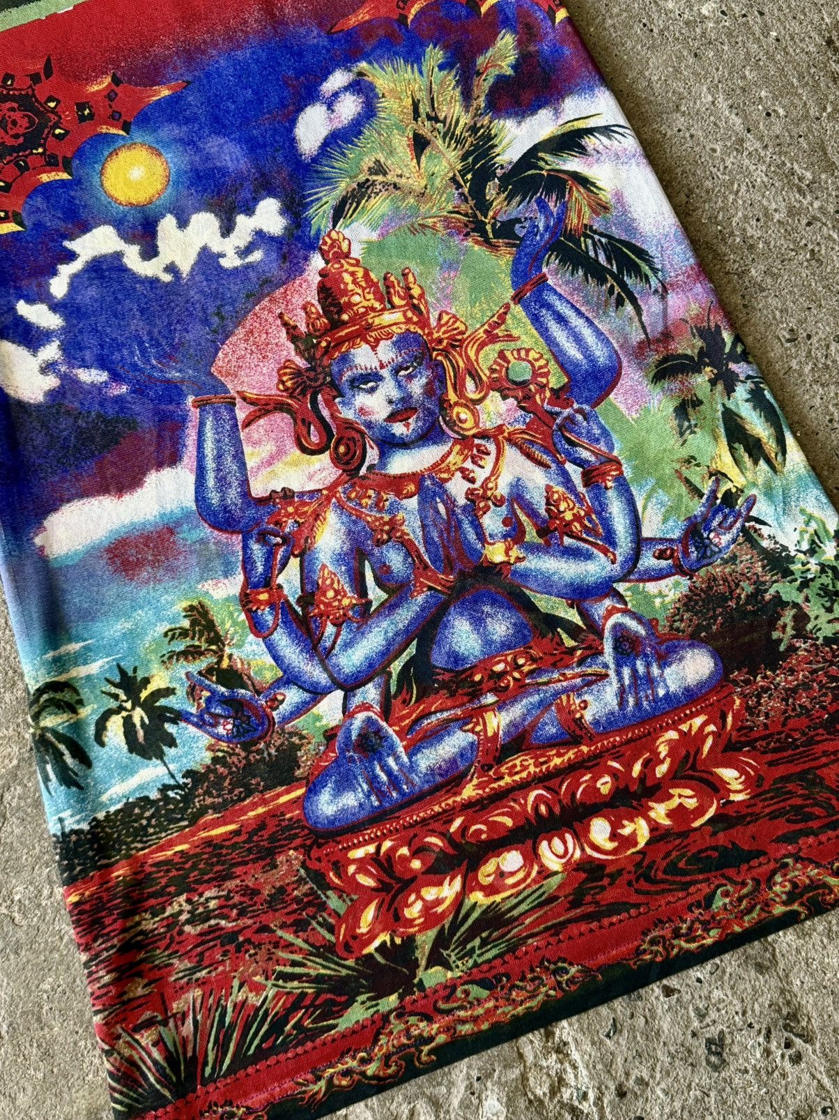 Jean Paul Gaultier Jean Paul Gaultier - SS1997 - Hindu Shiva God - Maxi Dress Size S / US 4 / IT 40 - 4 Thumbnail