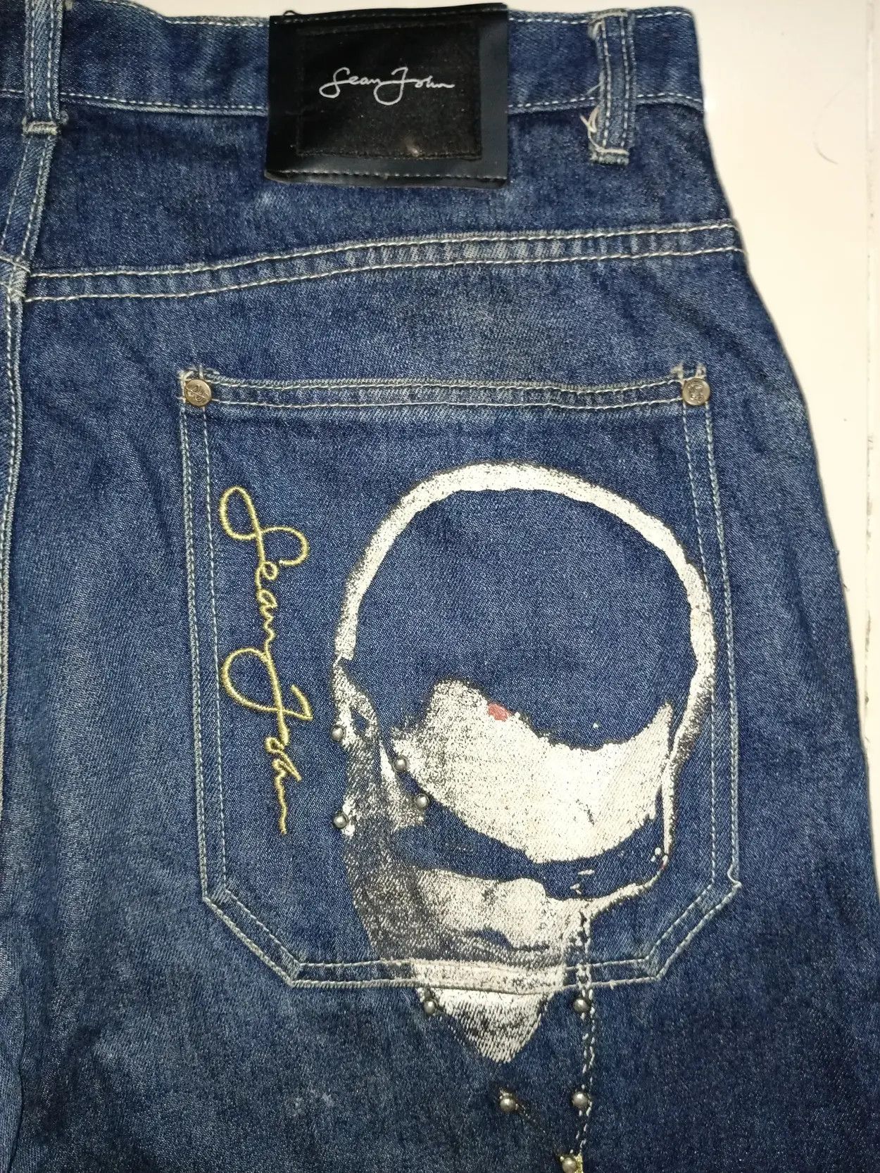 JNCO × Sean John × Vintage Vintage Sean John Baggy Jeans Size US 36 / EU 52 - 2 Thumbnail