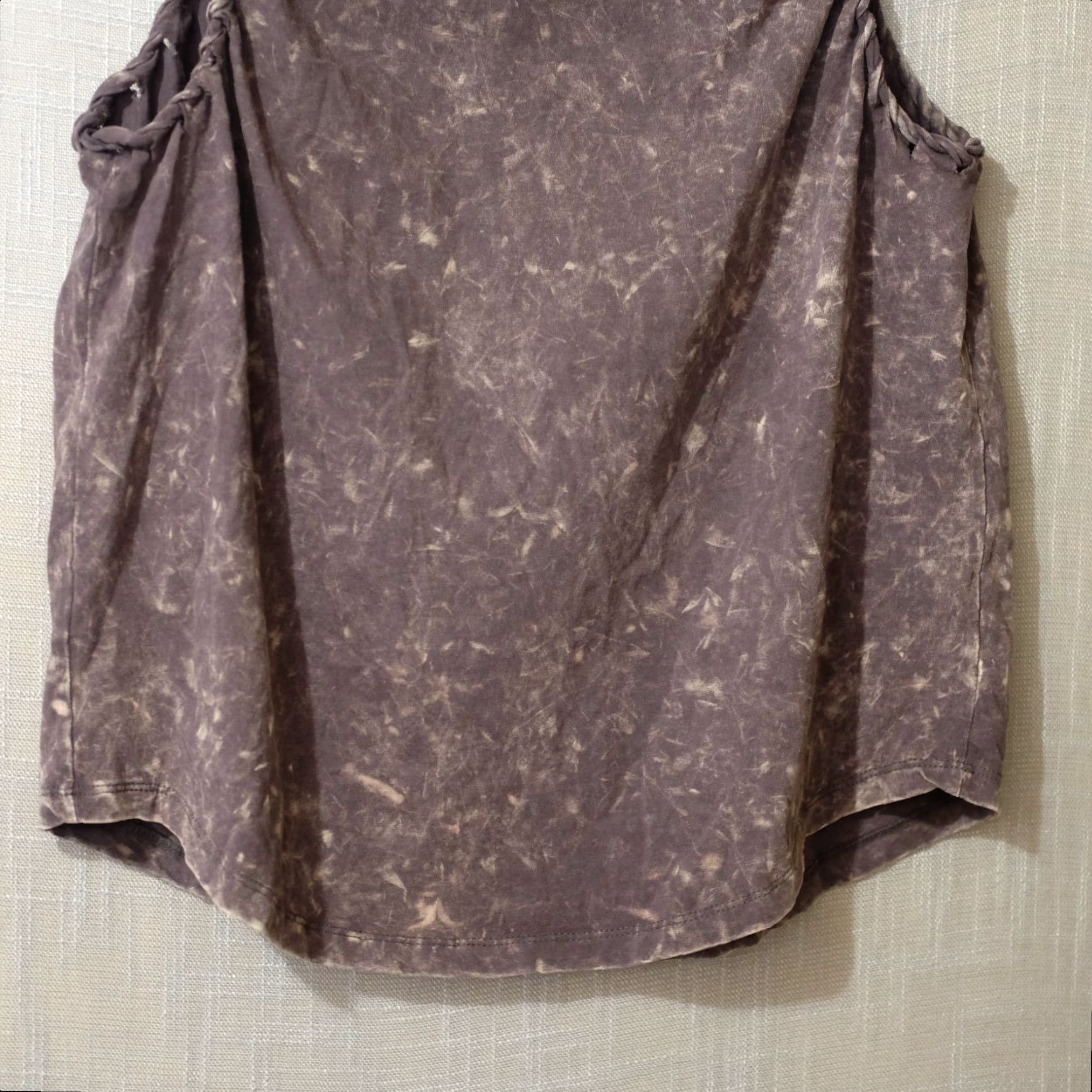 Vintage Dreamside Tank Top Brown Stretch Lightweight Women's XL H94-50 Bohemian Cotton Sleeveless, Round Neck, Pullover, Casual Shirt Size XL / US 12-14 / IT 48-50 - 7 Thumbnail