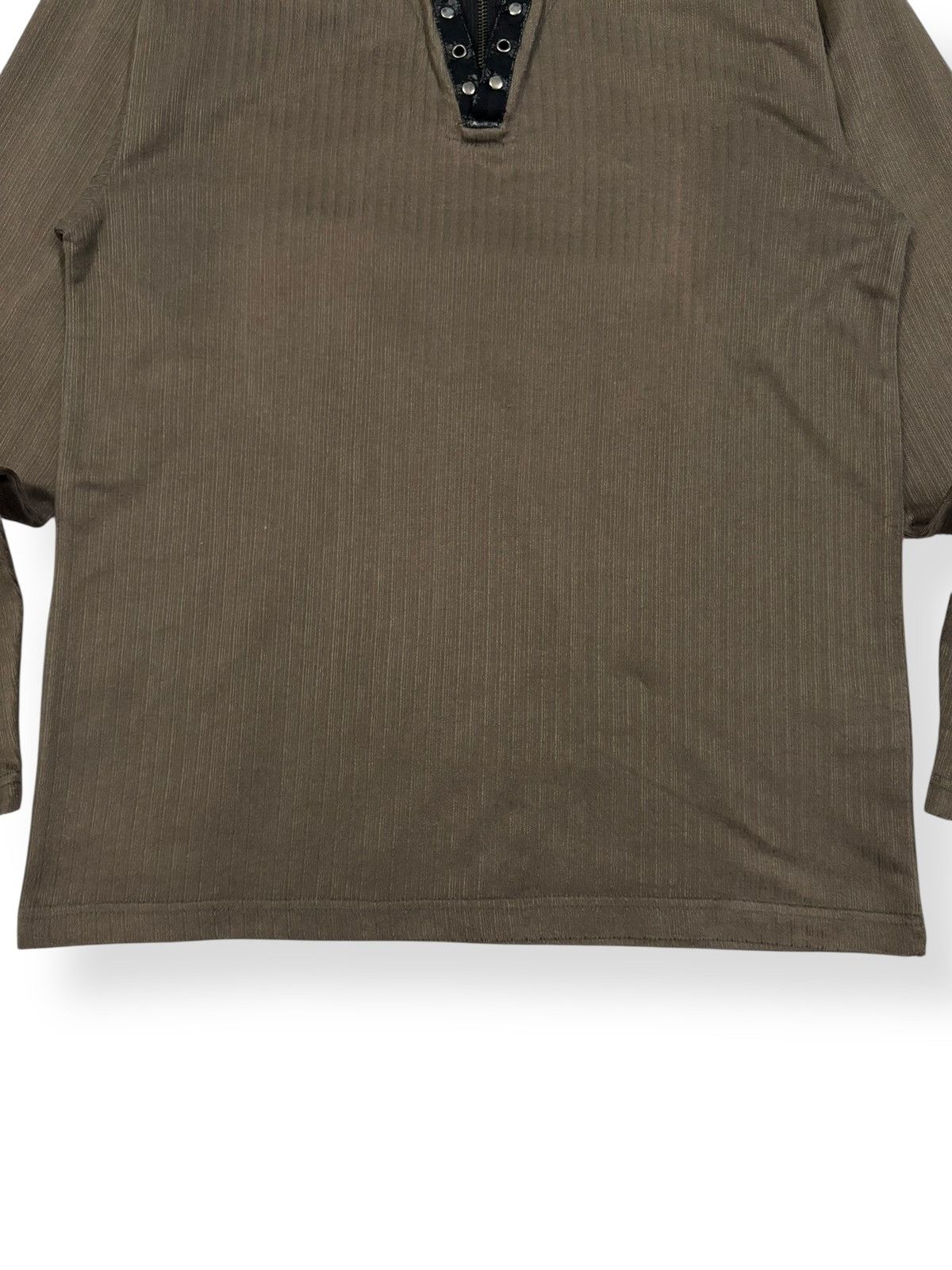 Vintage Vintage Japanese Brand Famock Ribbed Long Sleeve Henley Tees Size US M / EU 48-50 / 2 - 7 Thumbnail