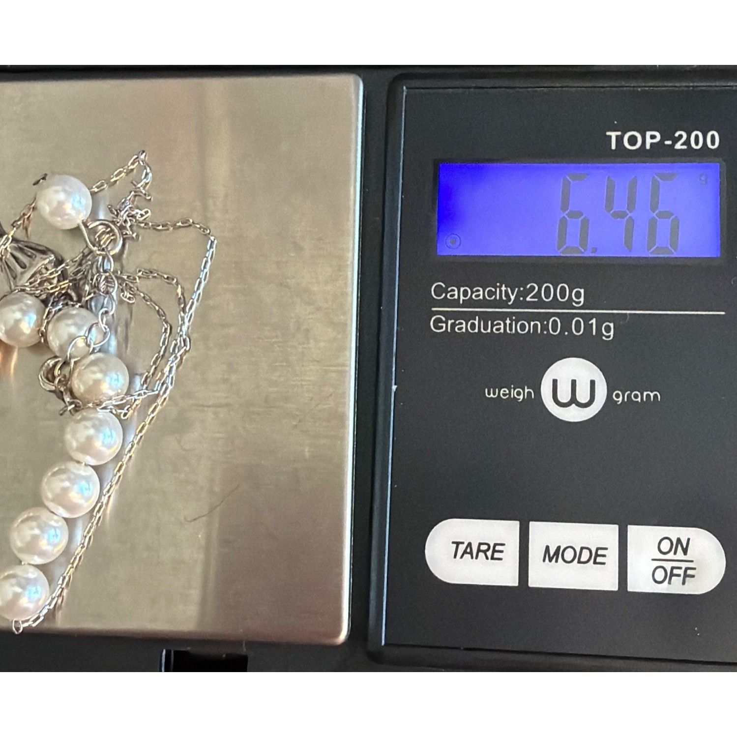 Other Sterling Silver Faux Pearl Necklace IHS Chalice Pendant Firs Size ONE SIZE - 6 Thumbnail