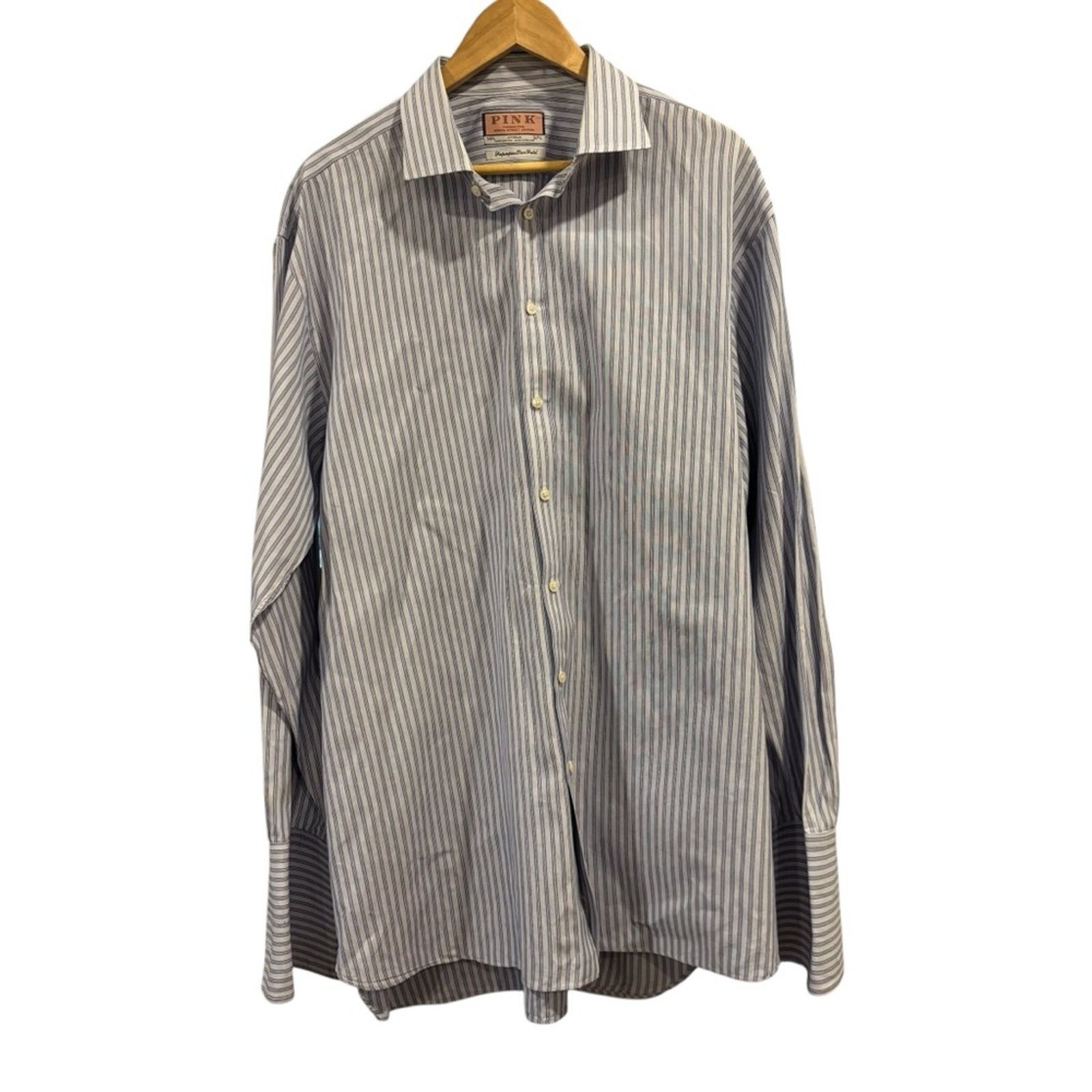 Thomas Pink Thomas Pink White Dress Shirt 15.5 Classic Spread Collar |  Grailed