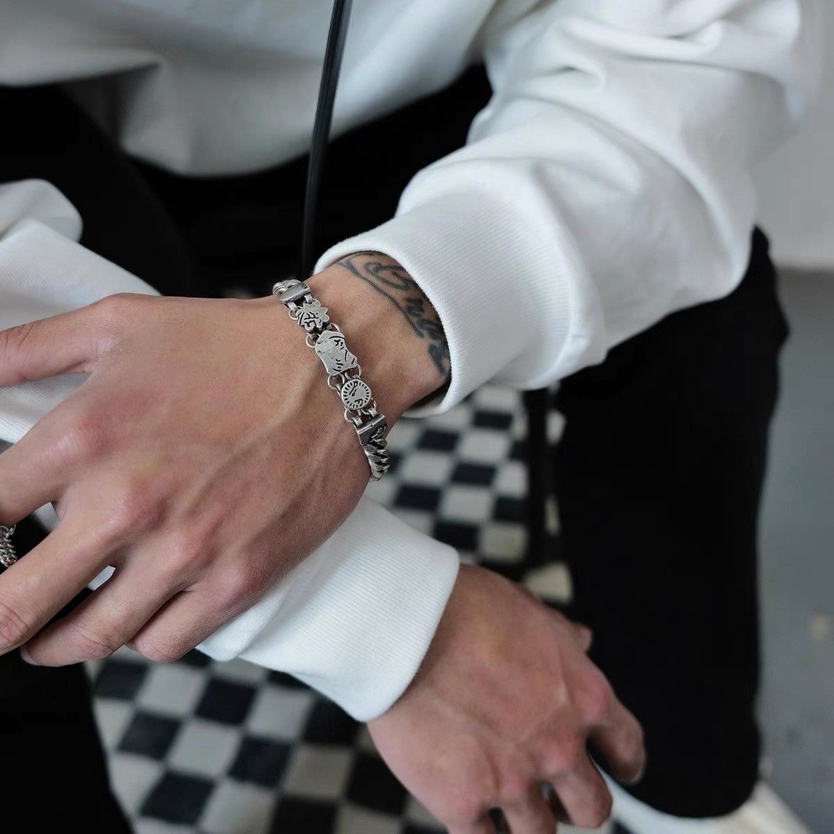 Japanese Brand × Vintage Retro punk bracelet Size ONE SIZE - 1 Thumbnail