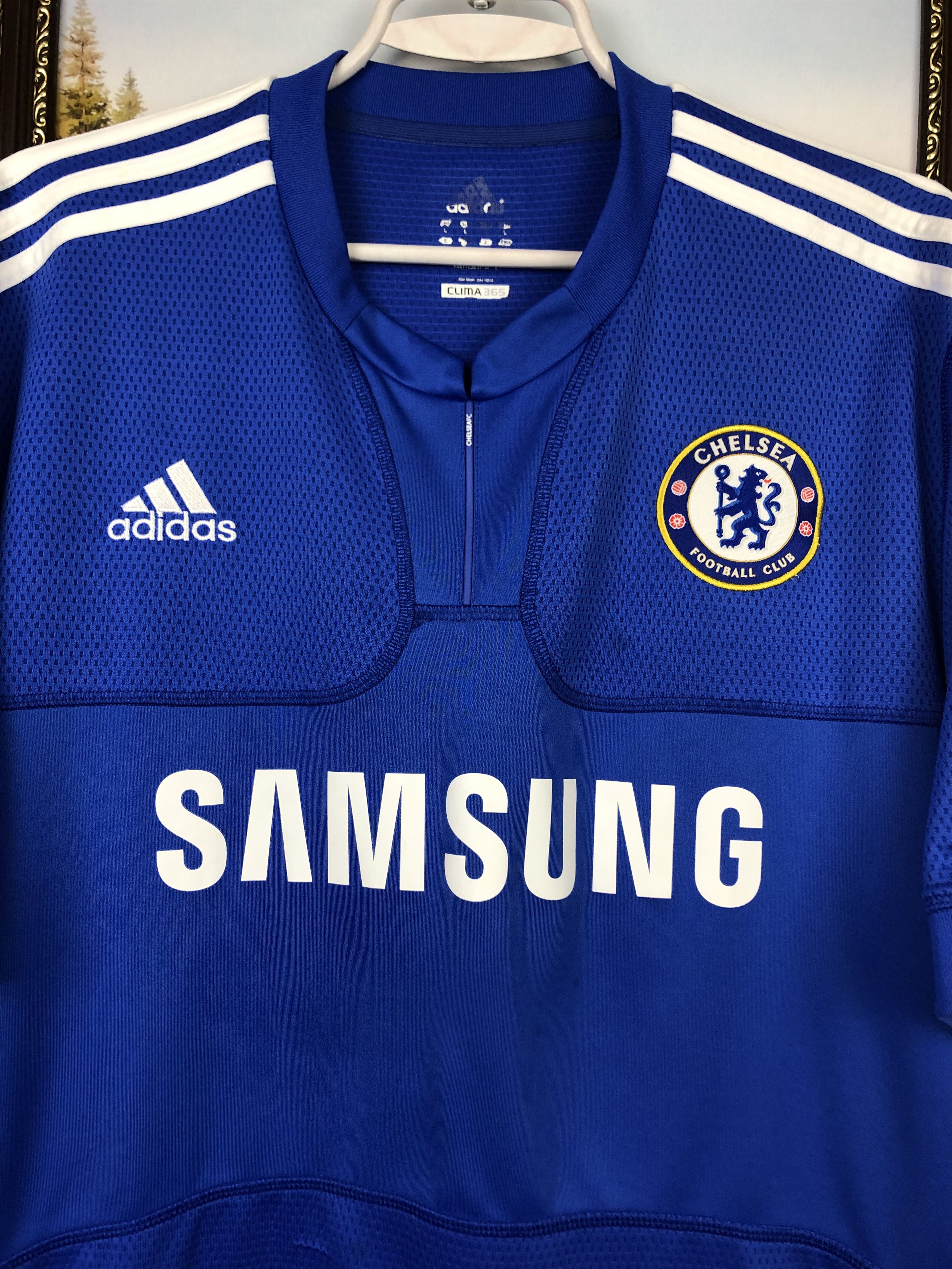Adidas Chelsea Home football shirt 2009 Soccer Adidas Jersey Mens Size US L / EU 52-54 / 3 - 3 Thumbnail