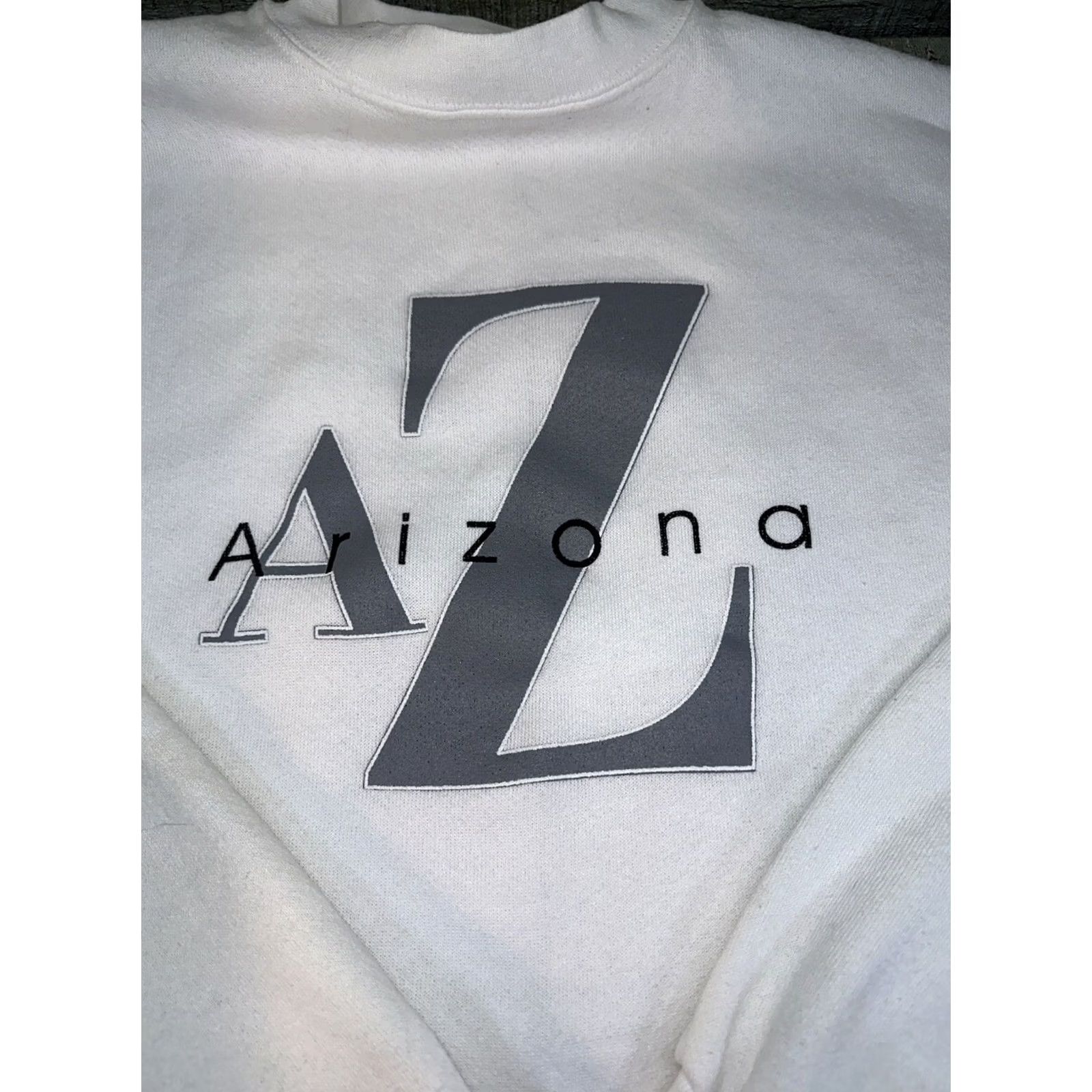 Tultex VINTAGE Tultex Men’s White Arizona XL Crewneck Pullover Sweatshirt Regular Size Adults Size US XL / EU 56 / 4 - 2 Thumbnail