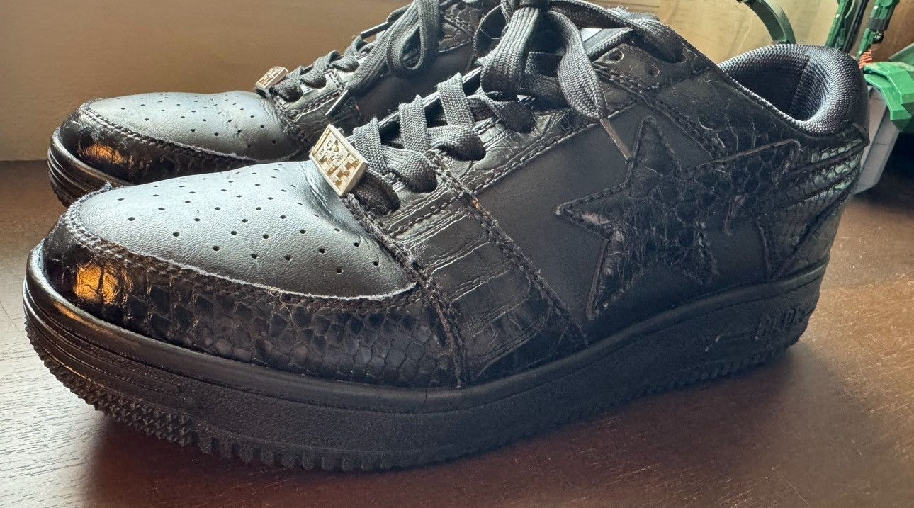 Bape Snakeskin Bapesta Size US 10 / EU 43 - 6 Thumbnail