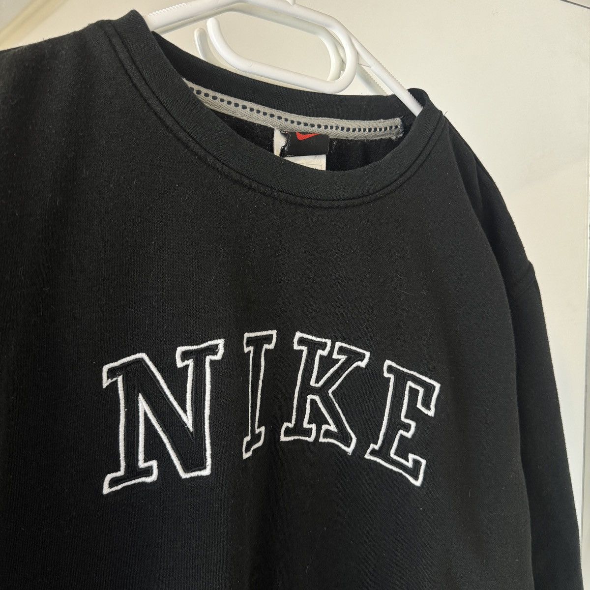 Nike Nike Vintage Big Logo Sweatshirt Y2K Style Oversized Size US S / EU 44-46 / 1 - 3 Thumbnail