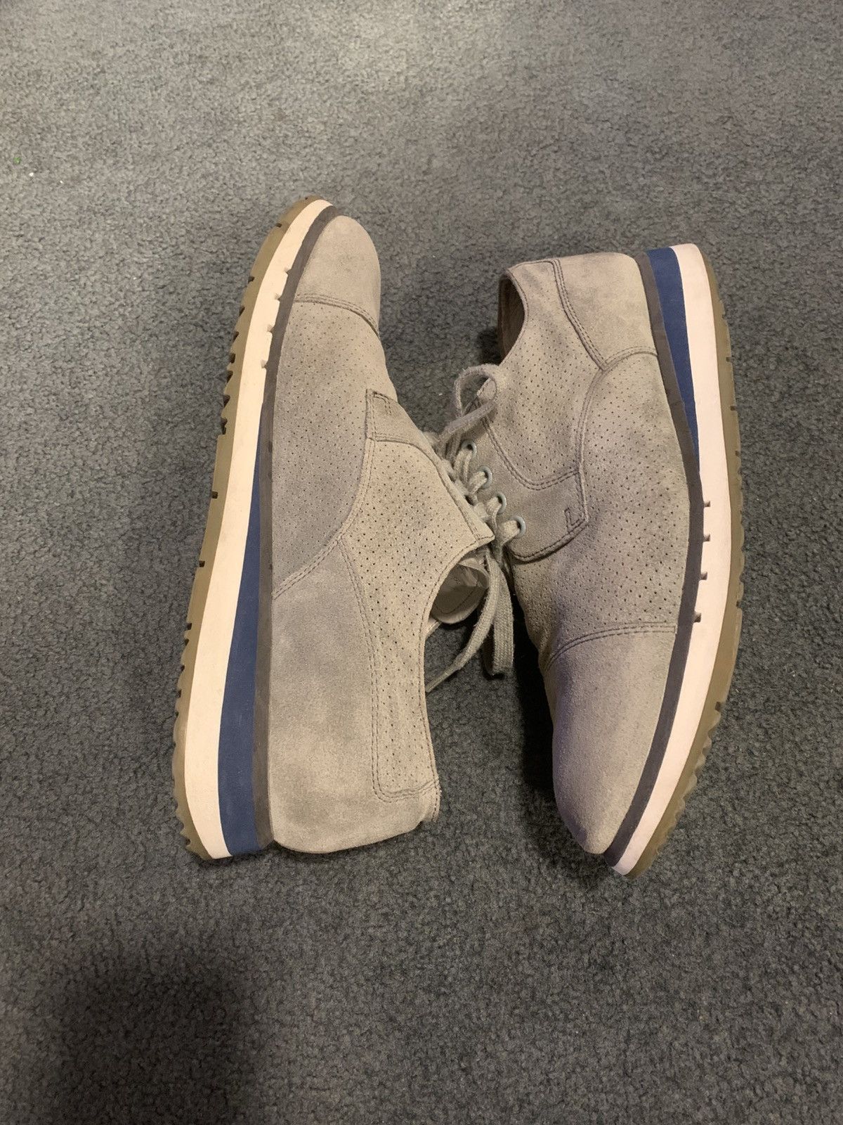 Prada PRADA GREY SUEDE SNEAKERS Size US 9 / EU 42 - 2 Thumbnail