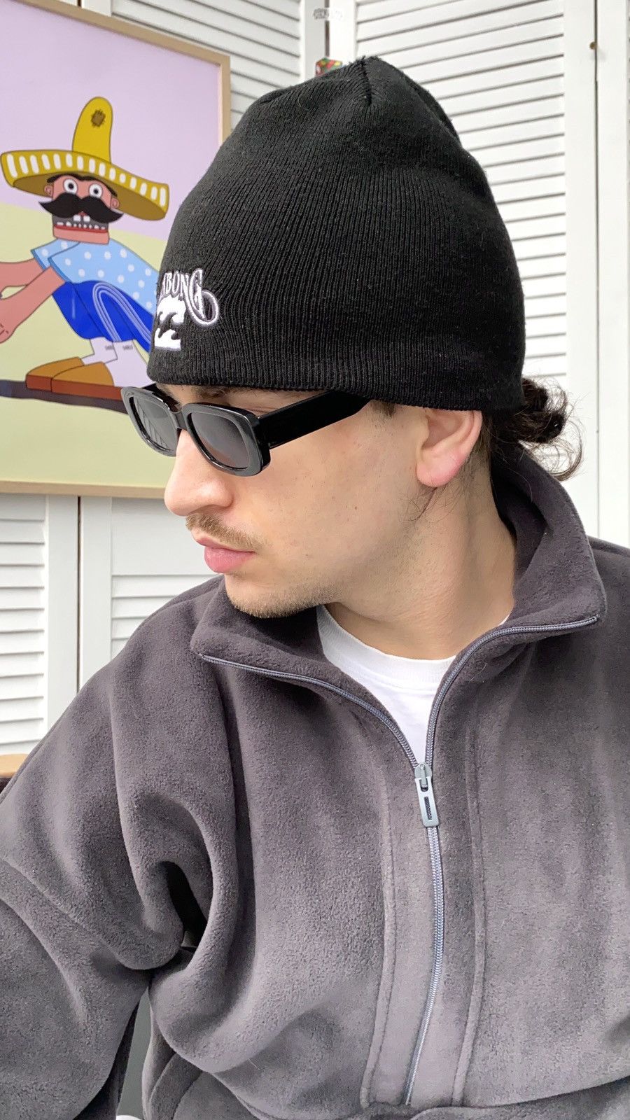 Billabong × Vintage Vintage Billabong Beanie Hat Surf Y2K Size ONE SIZE - 6 Thumbnail