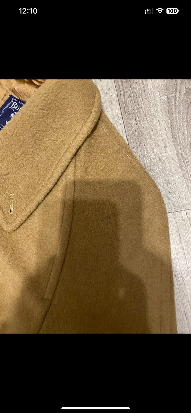 Burberry Burberrys Vintage Wool Coat Camel Size L Size US L / EU 52-54 / 3 - 13 Thumbnail