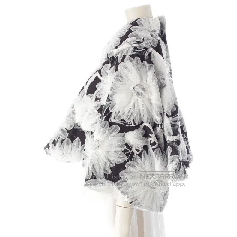 Comme des Garcons Comme Des Garcons Black and white vintage flower top Size XS / US 0-2 / IT 36-38 - 3 Thumbnail