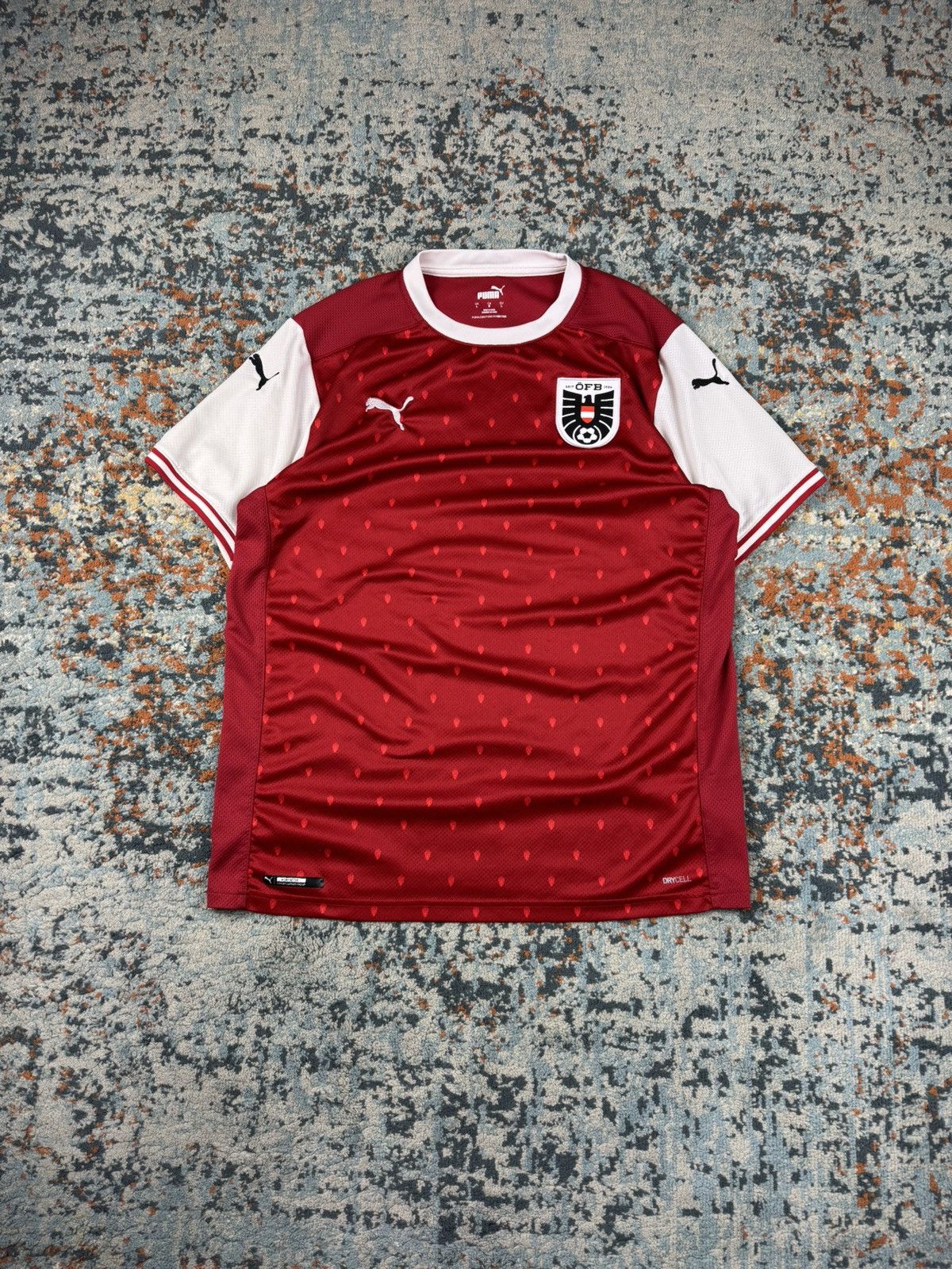 Puma 2020-2021 Puma Ostereich Austria football soccer jersey Size US L / EU 52-54 / 3 - 1 Thumbnail