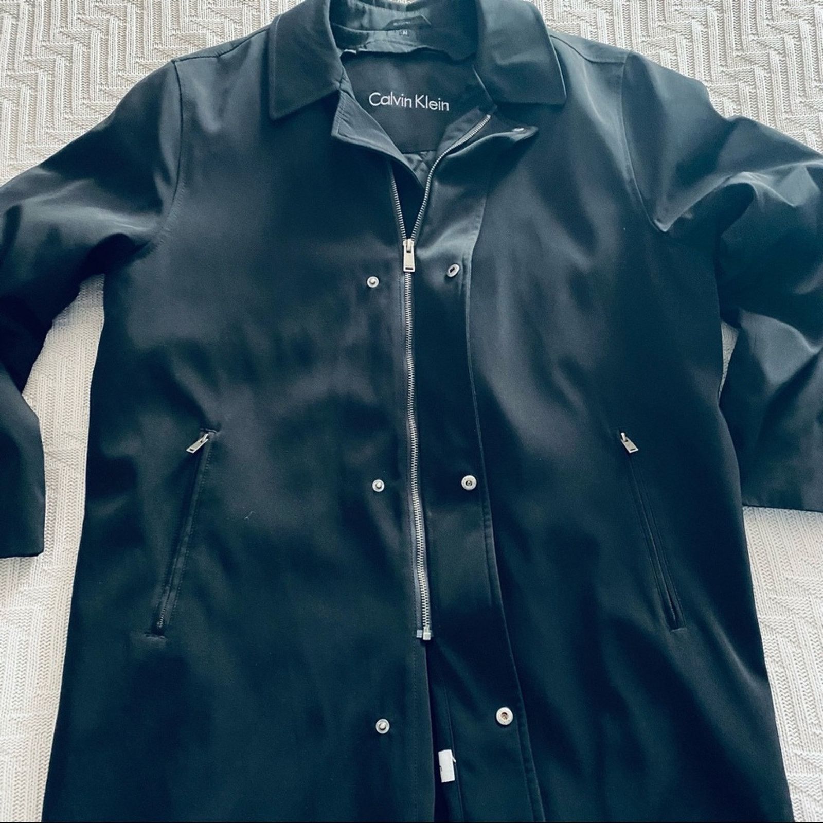 Calvin Klein Calvin Klein black trench coat with removable liner size M Size US M / EU 48-50 / 2 - 4 Thumbnail