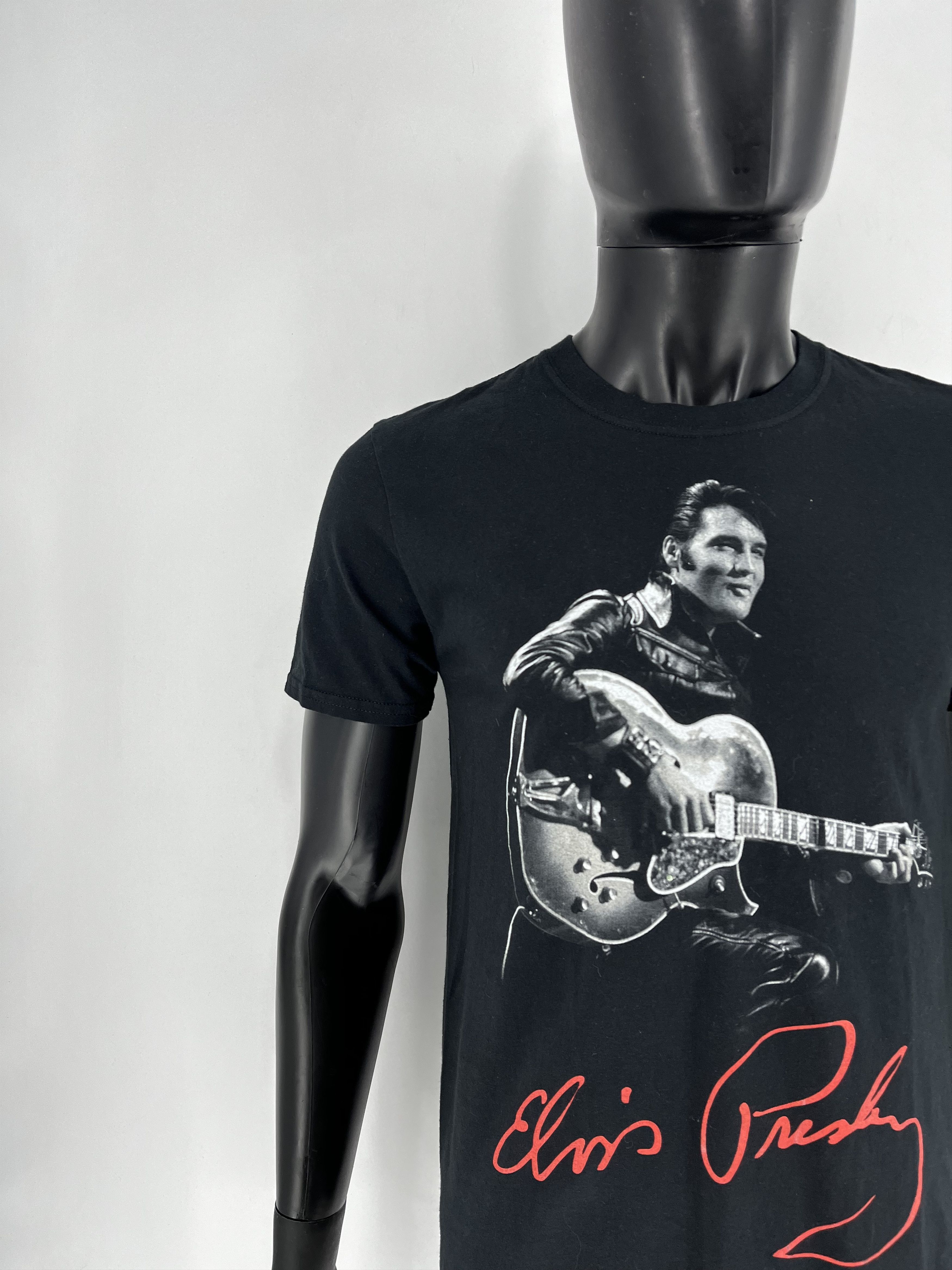 Band Tees Gildan Black Elvis Presley Shirt Mens Size XL Size US M / EU 48-50 / 2 - 6 Thumbnail