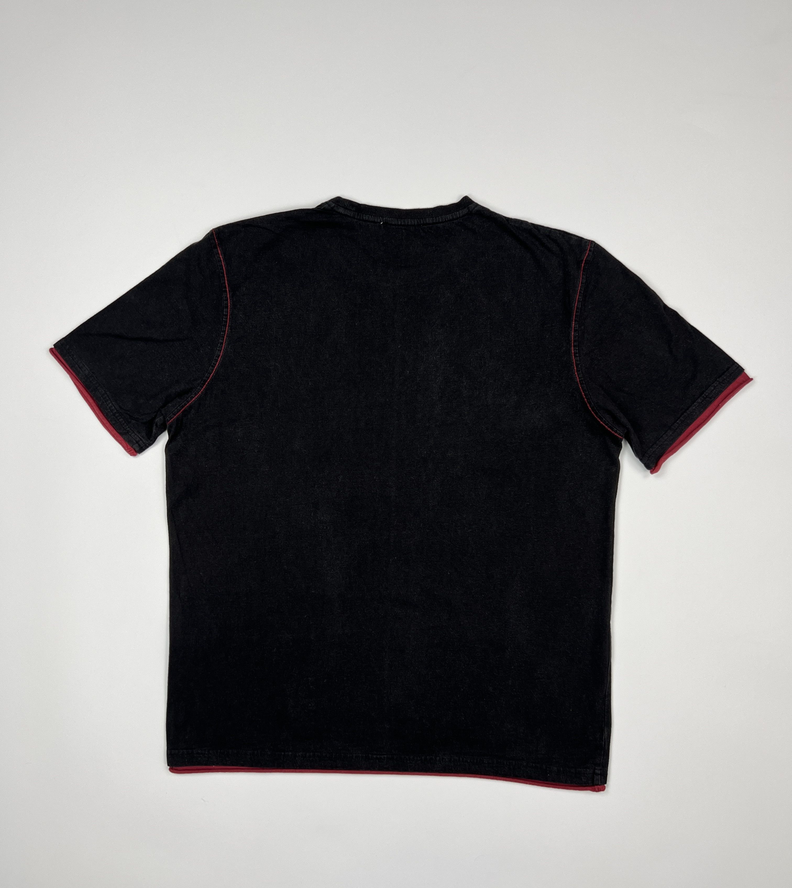 Vintage Vintage YSL Small Logo Black Tee Size US M / EU 48-50 / 2 - 2 Thumbnail