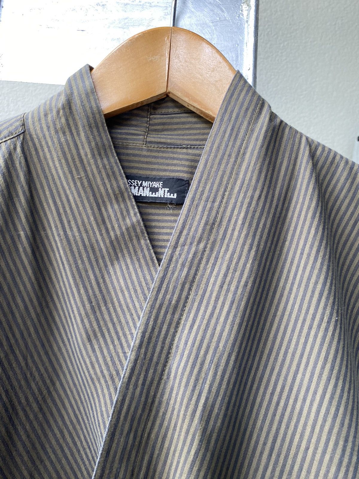 Issey Miyake Issey Miyake Permanent wrapped strips shirt. Size US M / EU 48-50 / 2 - 3 Thumbnail